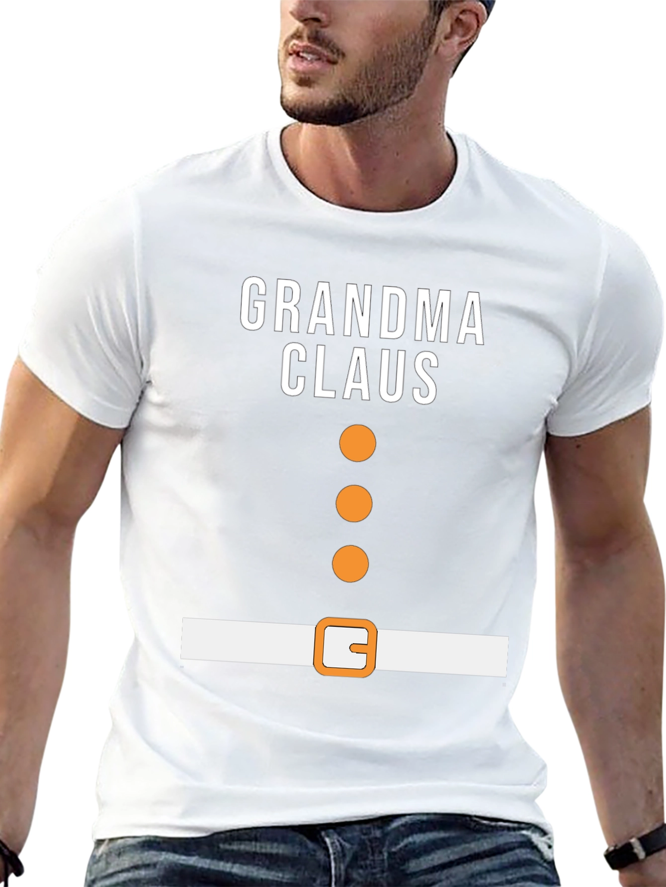 Grandma Claus Holiday Graphic Tee - Festive Christmas Shirt