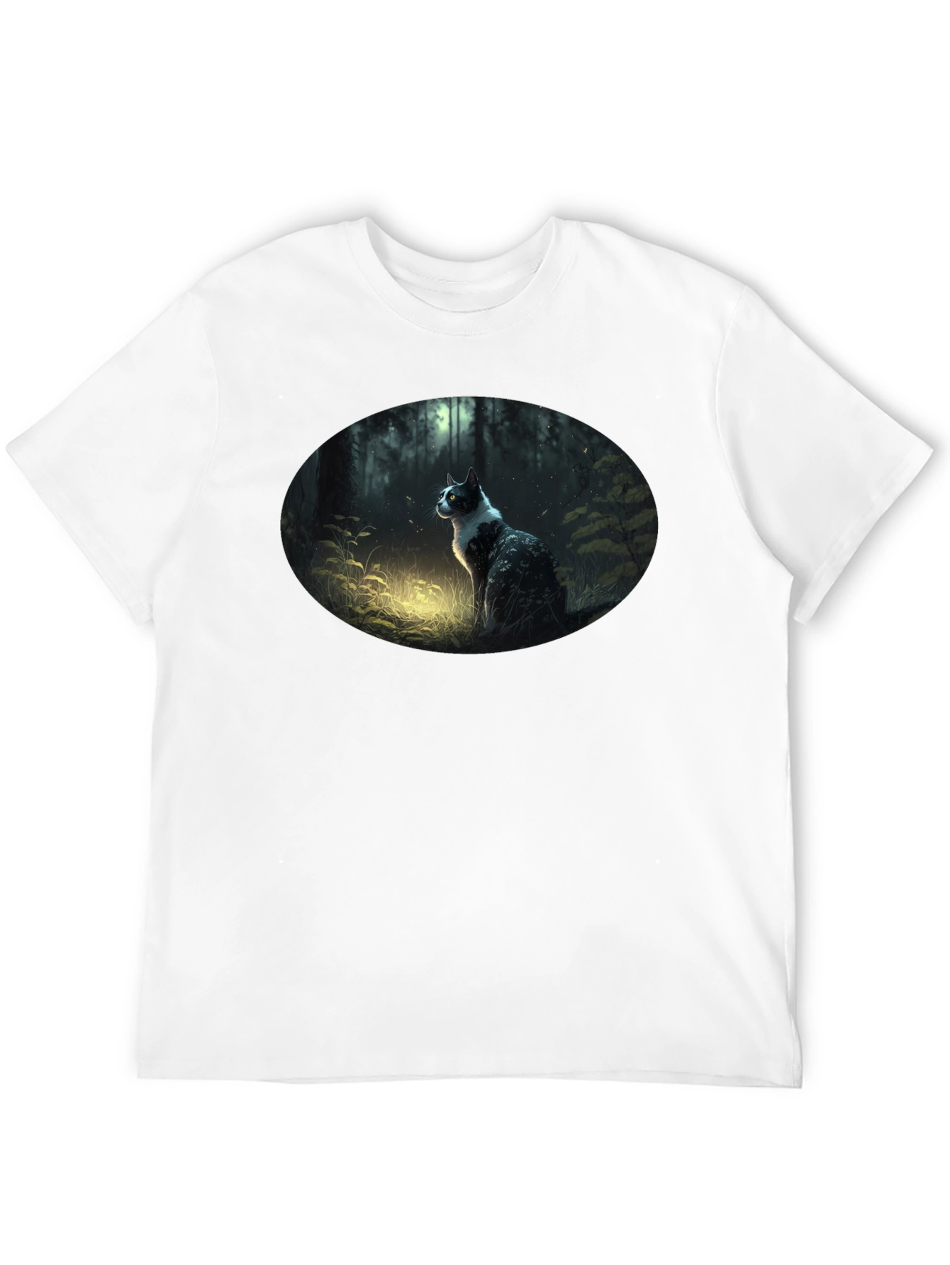 Forest Cat Graphic Tee