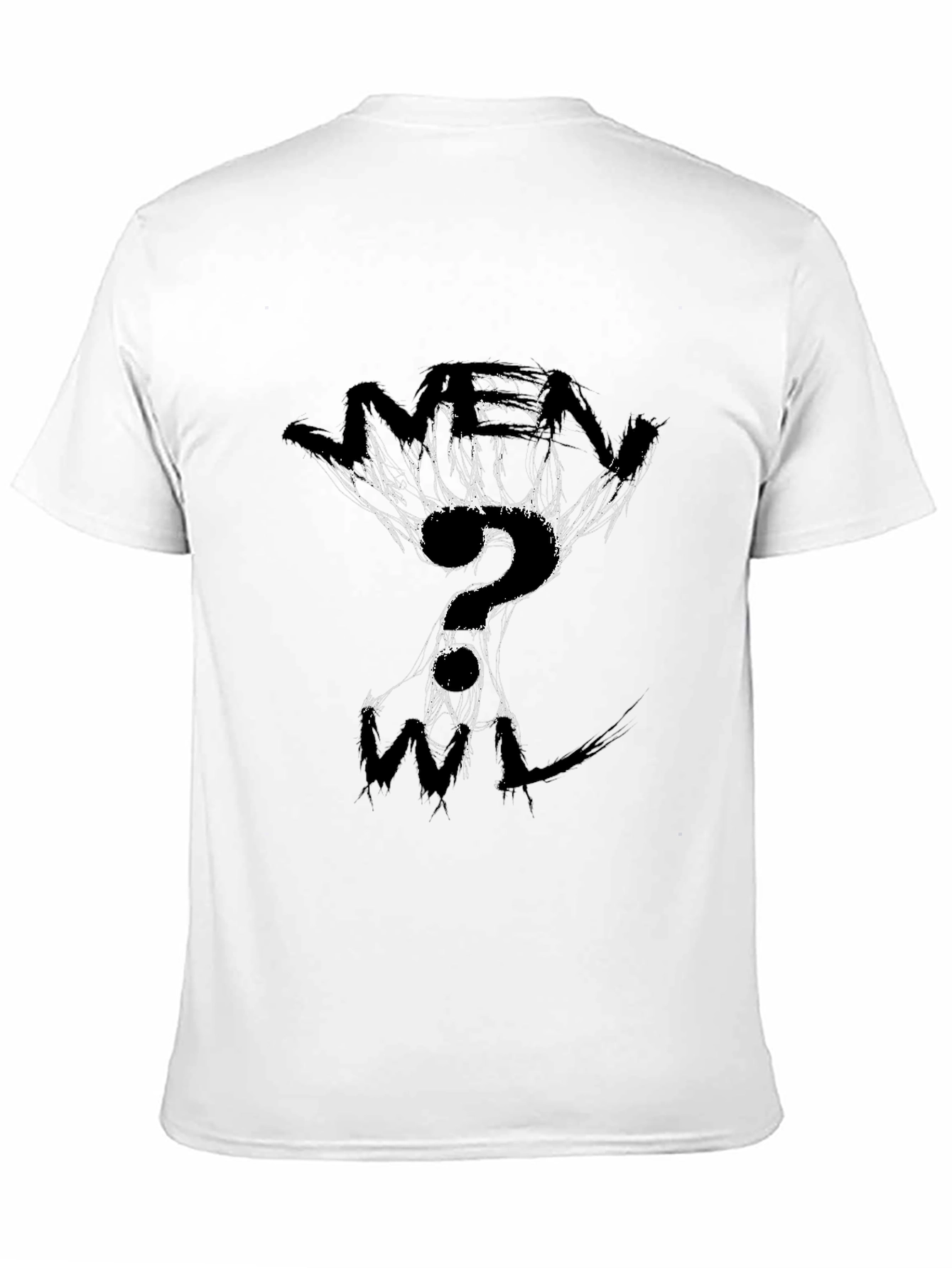 Abstract Graphic Black T-Shirt for Men
