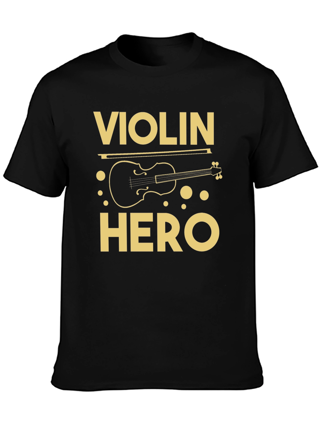 Violin Hero Graphic Tee - Musician T-Shirt