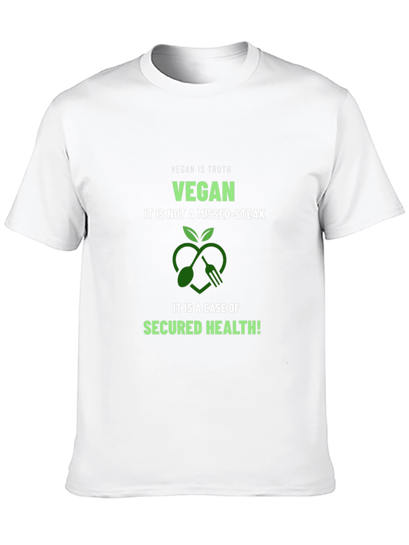 Vegan Truth T-Shirt: Secured Health Tee
