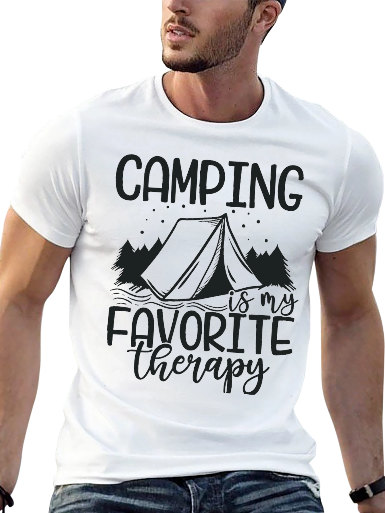 Camping is My Therapy T-Shirt
