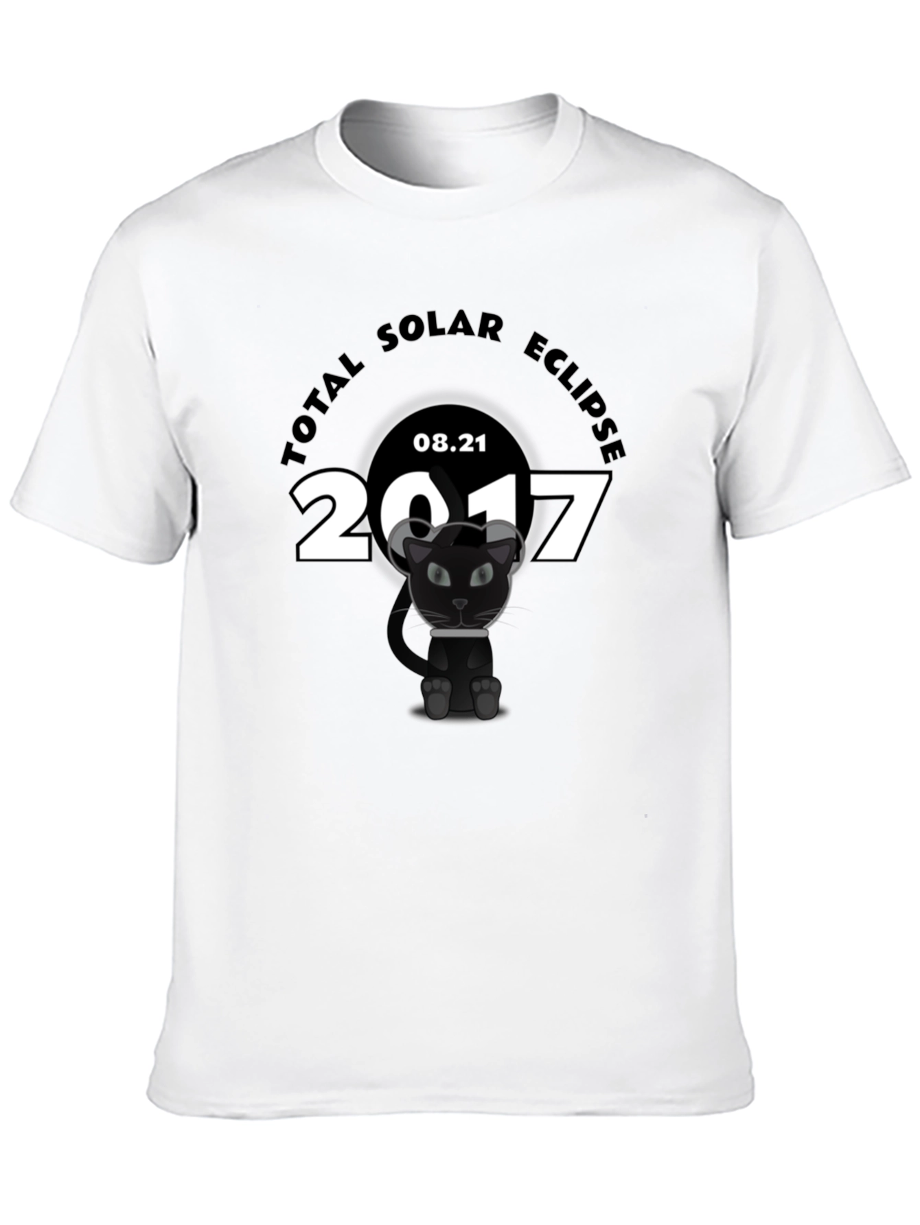 Total Solar Eclipse 2017 Cat T-Shirt