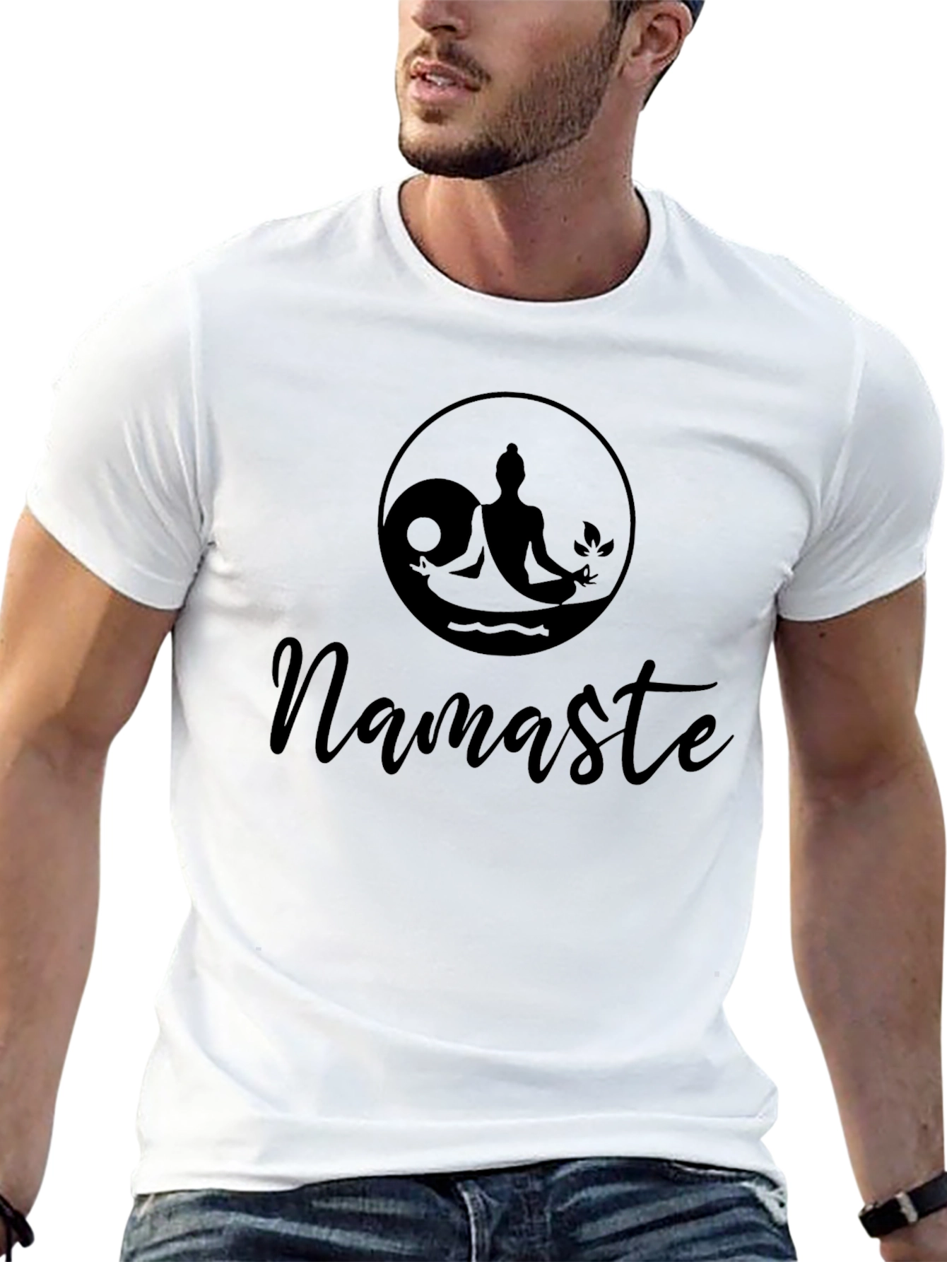 Namaste Graphic Tee - Yoga Meditation Shirt