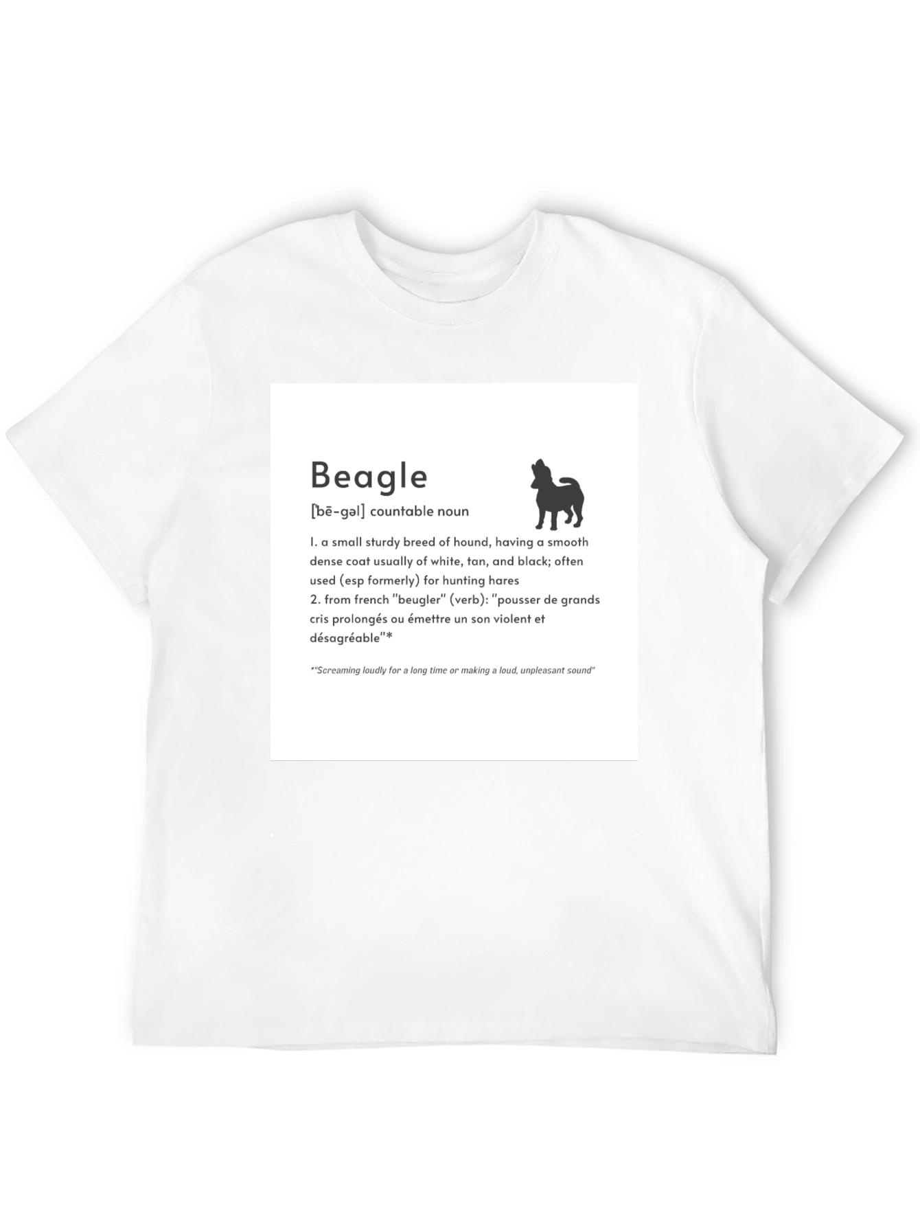 Beagle Definition T-Shirt - Hound Dog Lover Tee
