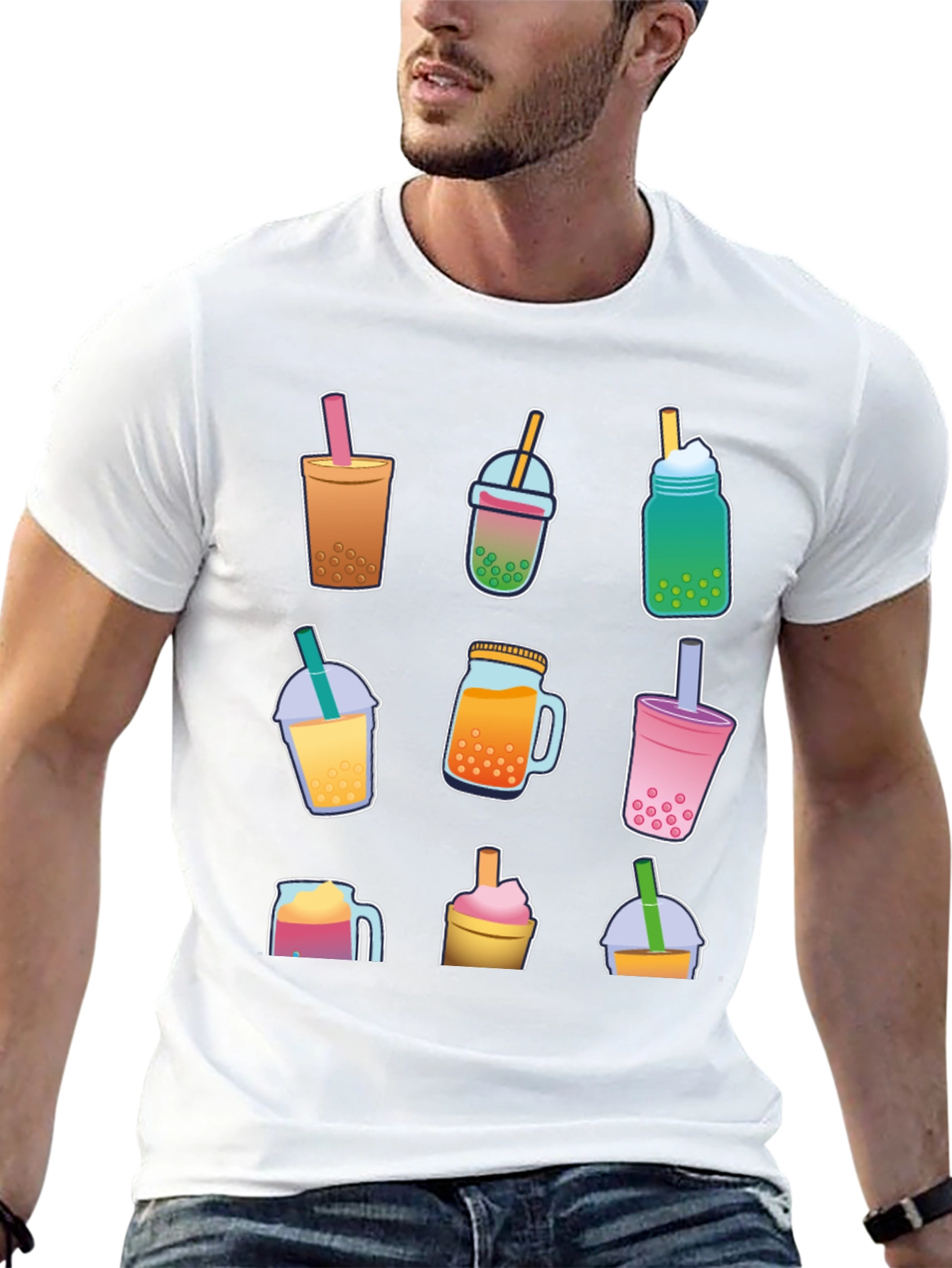 Boba Tea T-Shirt - Cute Drinks Graphic Tee