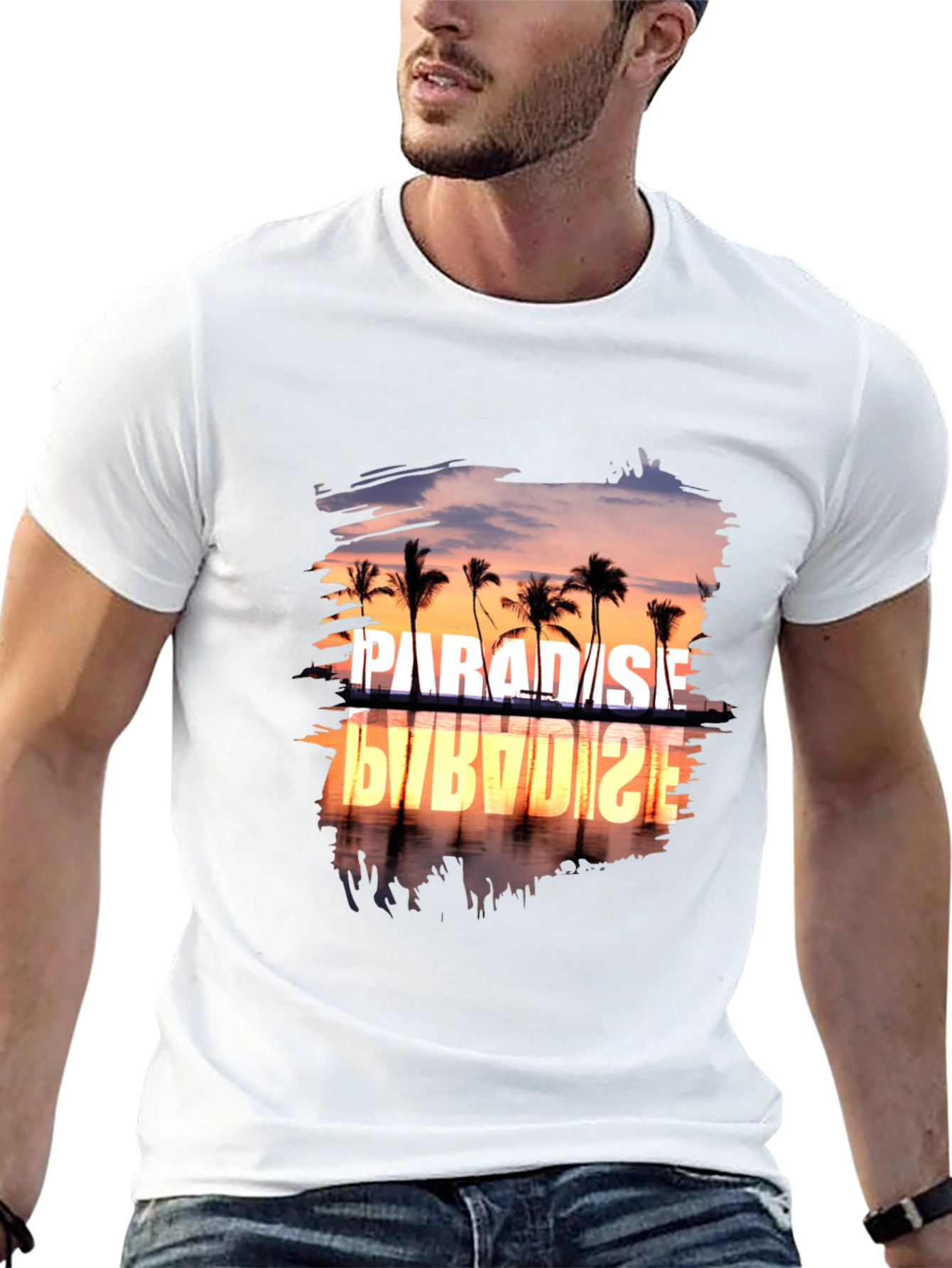Paradise Reflection Graphic Tee