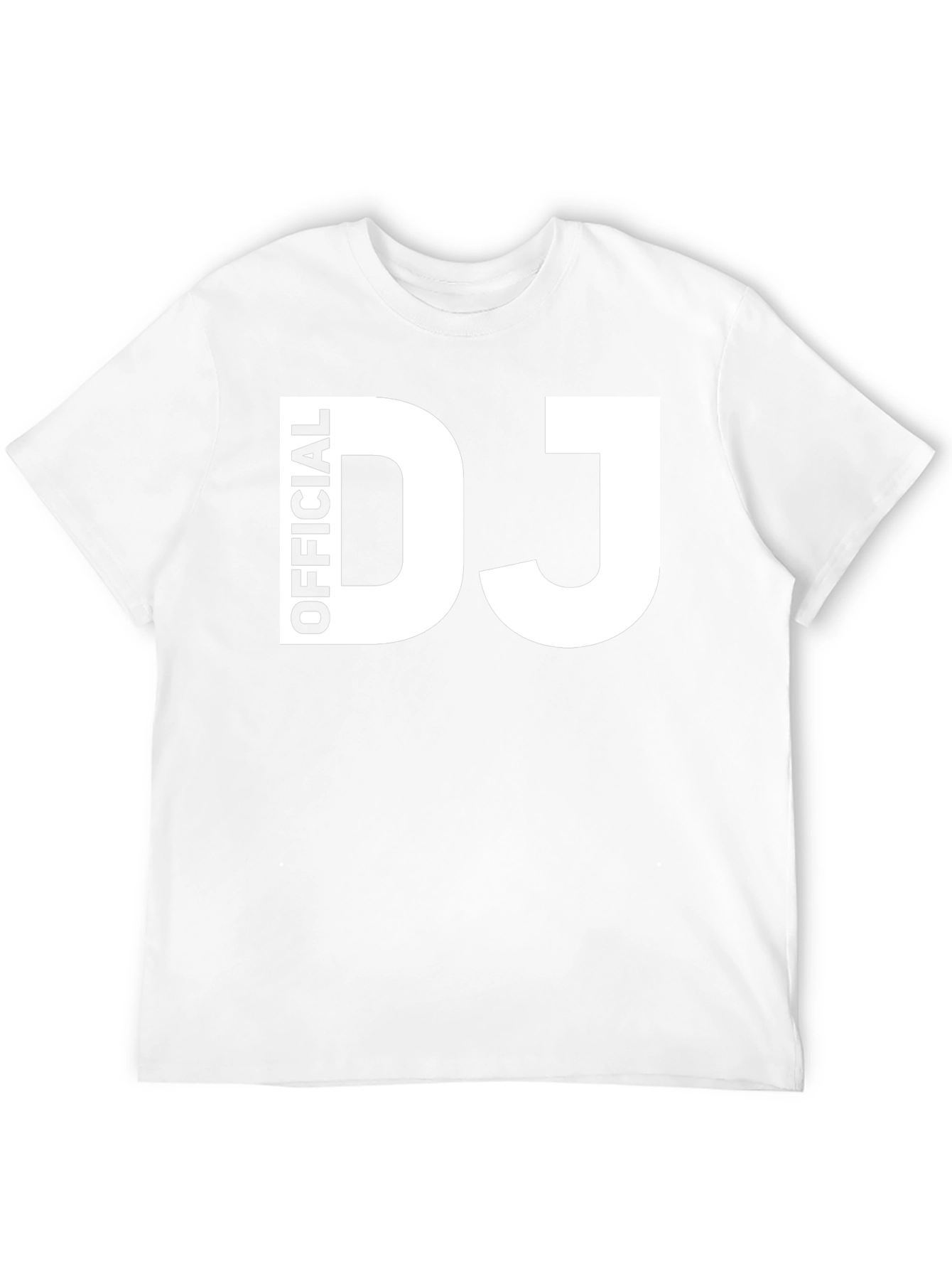Official DJ Graphic Tee - Black Cotton