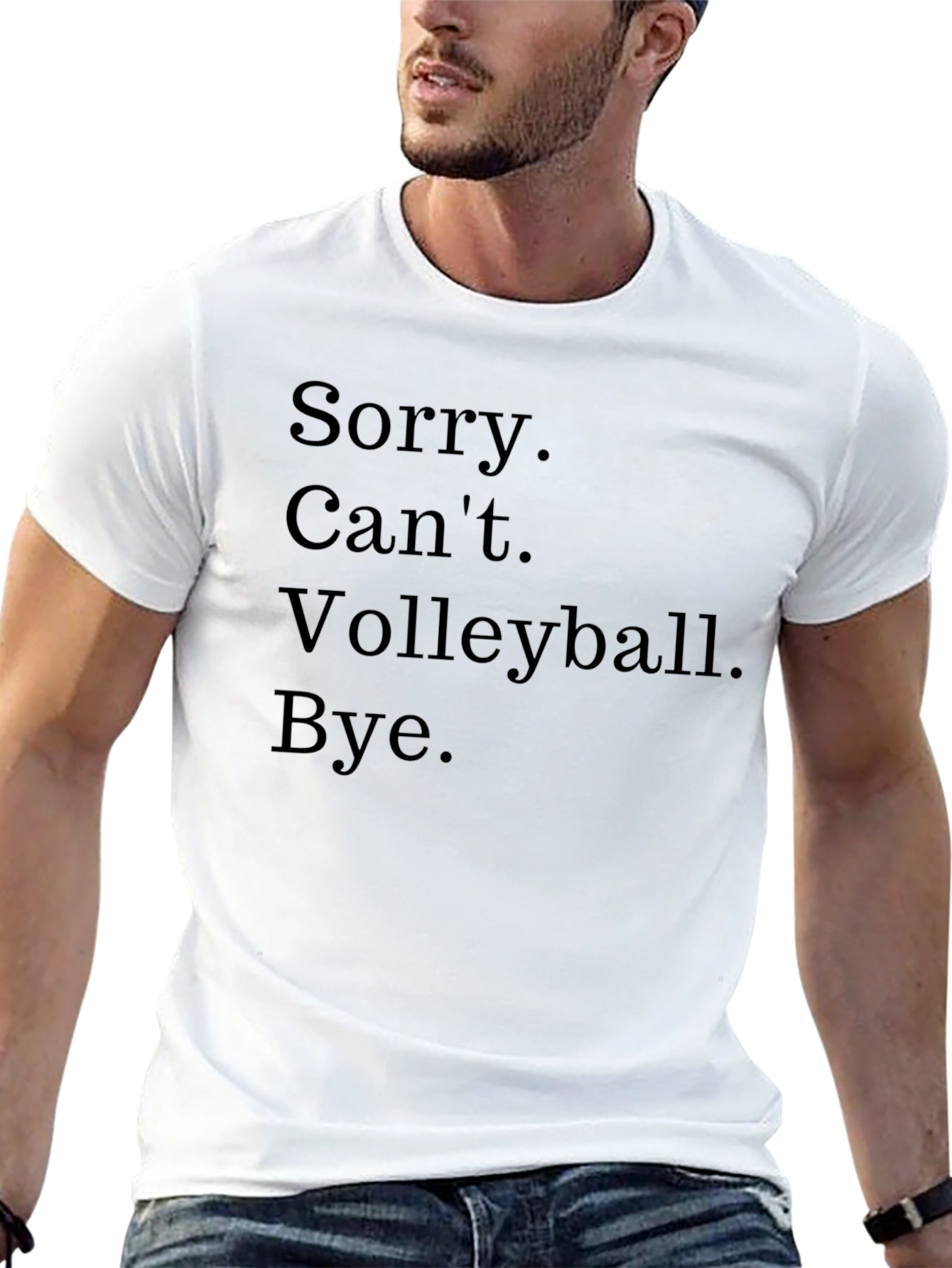 Funny Volleyball T-Shirt - Sorry Cant Bye