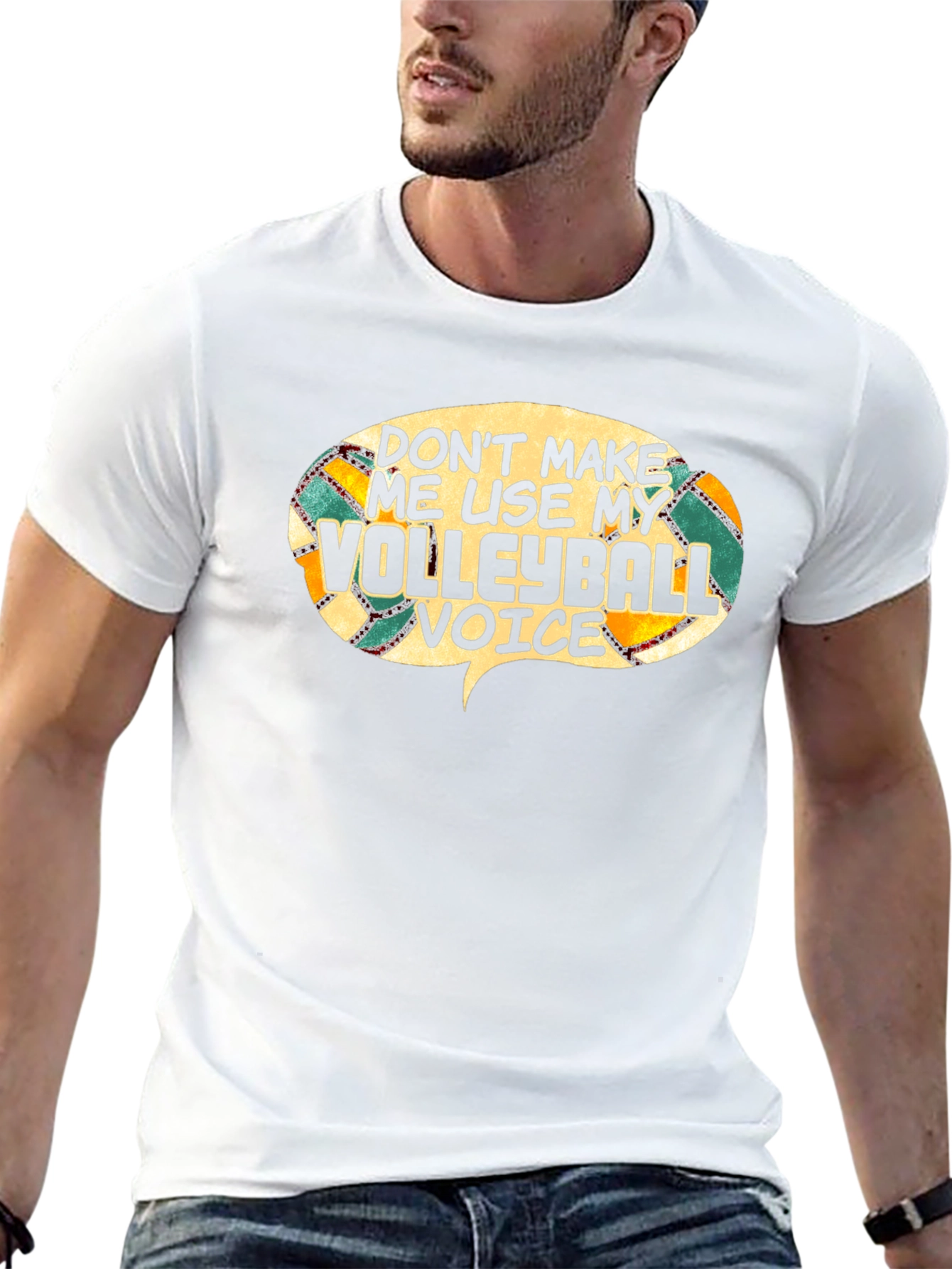 Volleyball Voice T-Shirt - Funny Sports Tee