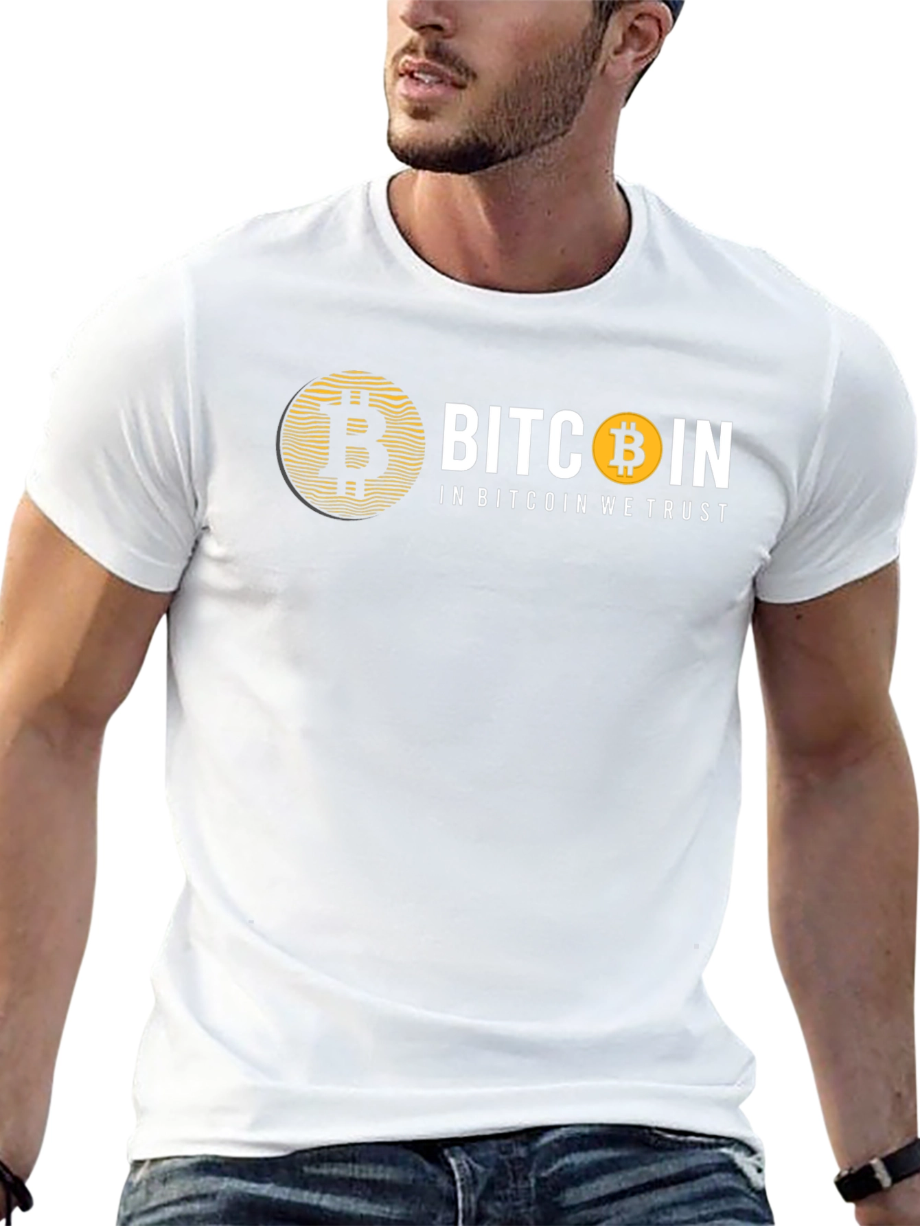 Bitcoin We Trust Graphic Tee - Crypto Enthusiast Shirt