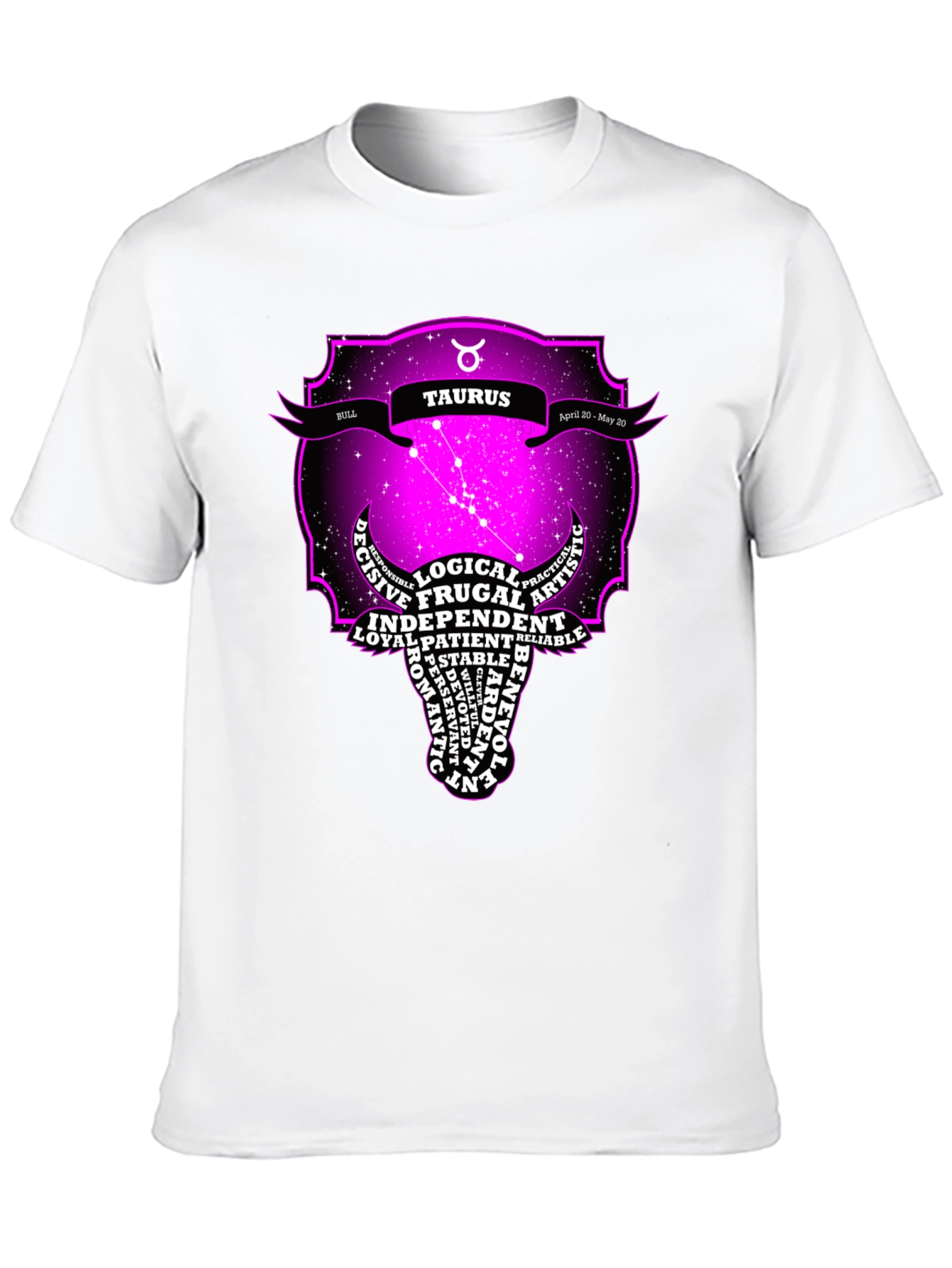 Taurus Zodiac Sign Graphic T-Shirt