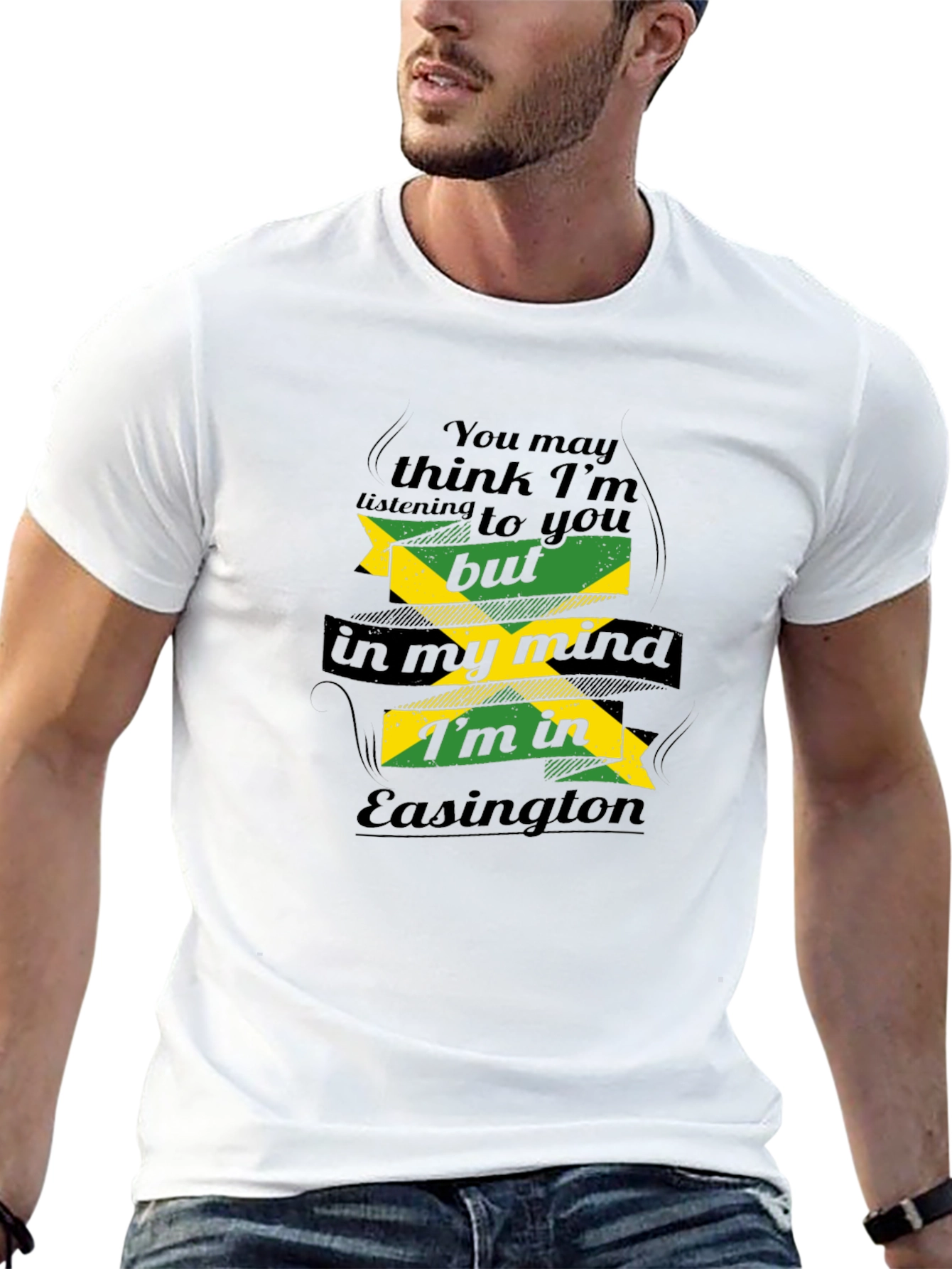 Easington Mind T-Shirt - Jamaican Flag Style