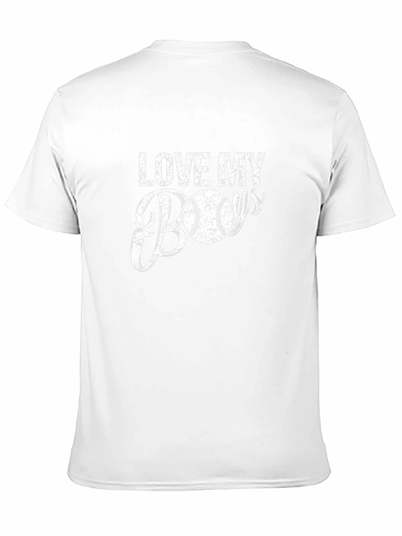 Love My Boys Baseball T-Shirt Black