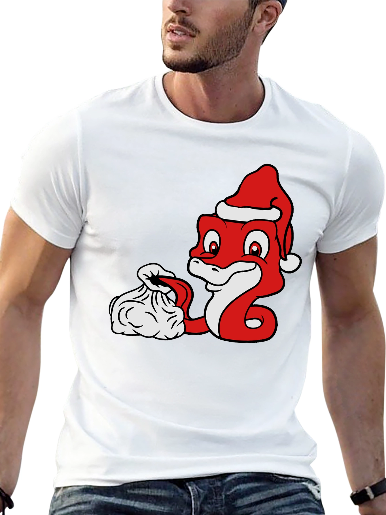 Festive Snake Graphic Tee