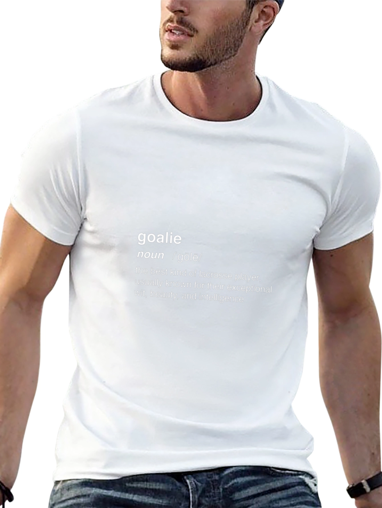 Goalie Definition T-Shirt - Lacrosse Player Tee