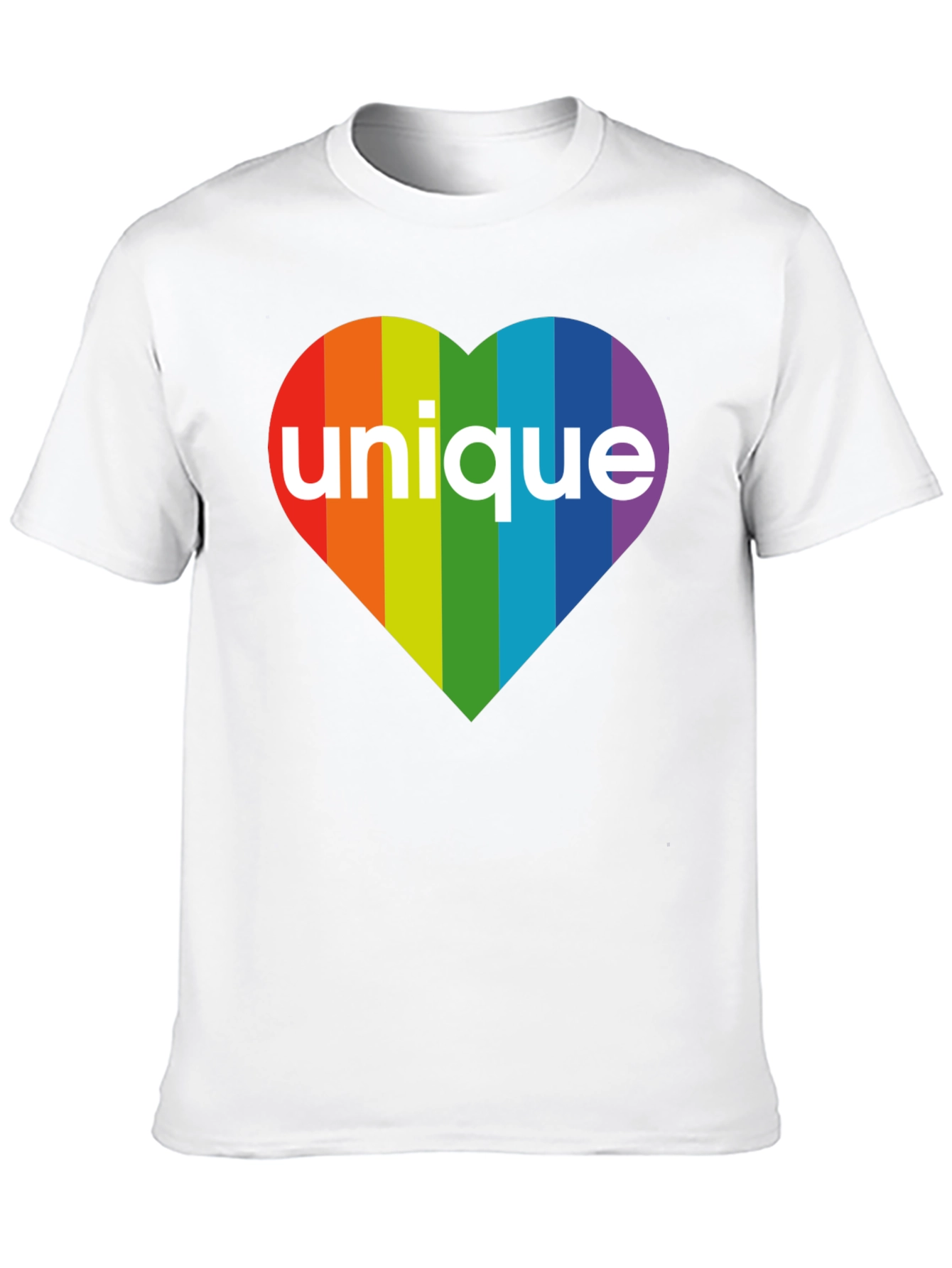 Unique Rainbow Heart T-Shirt - Pride Apparel
