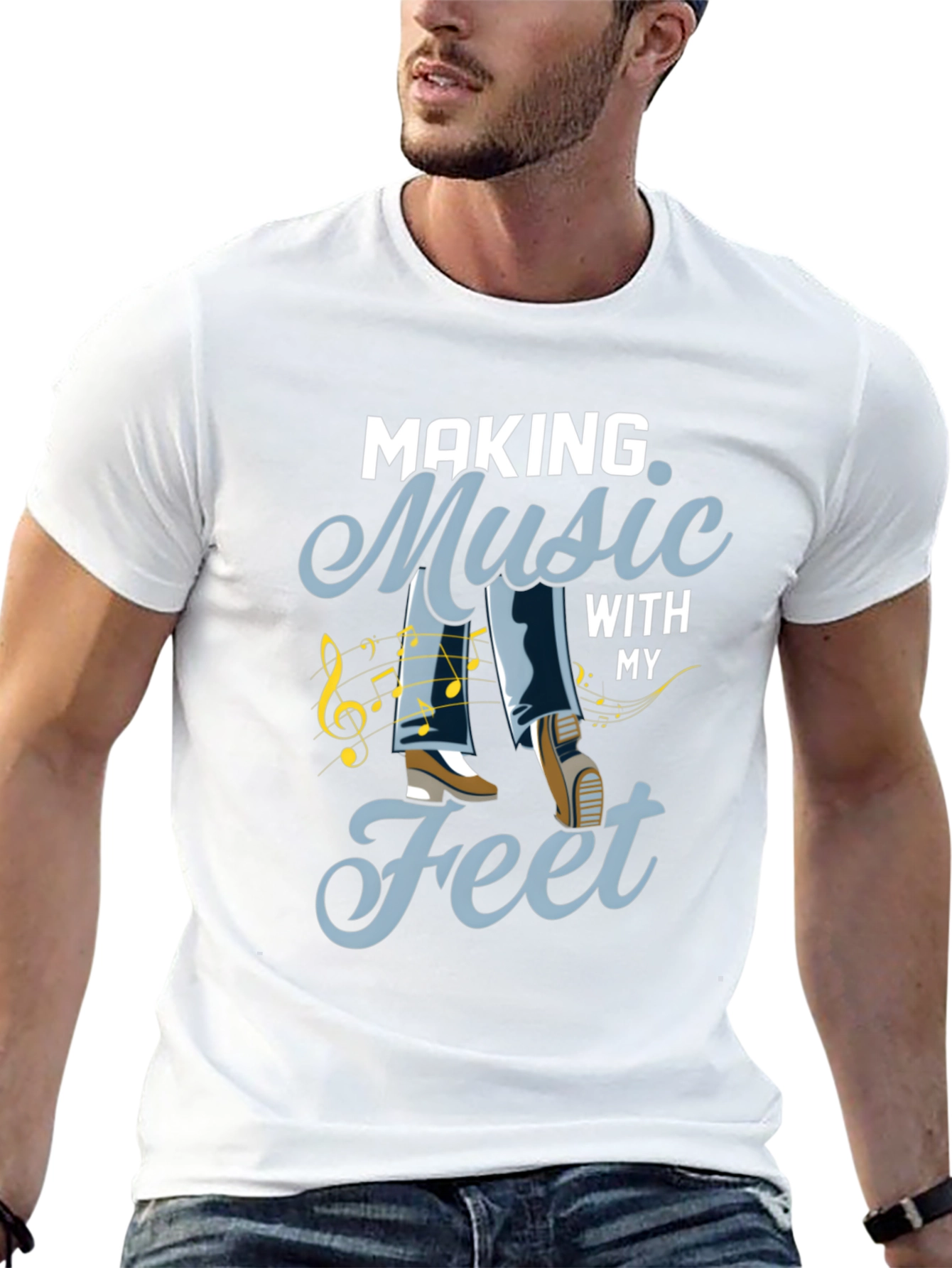 Music Feet Tee - Dance to Your Own Beat