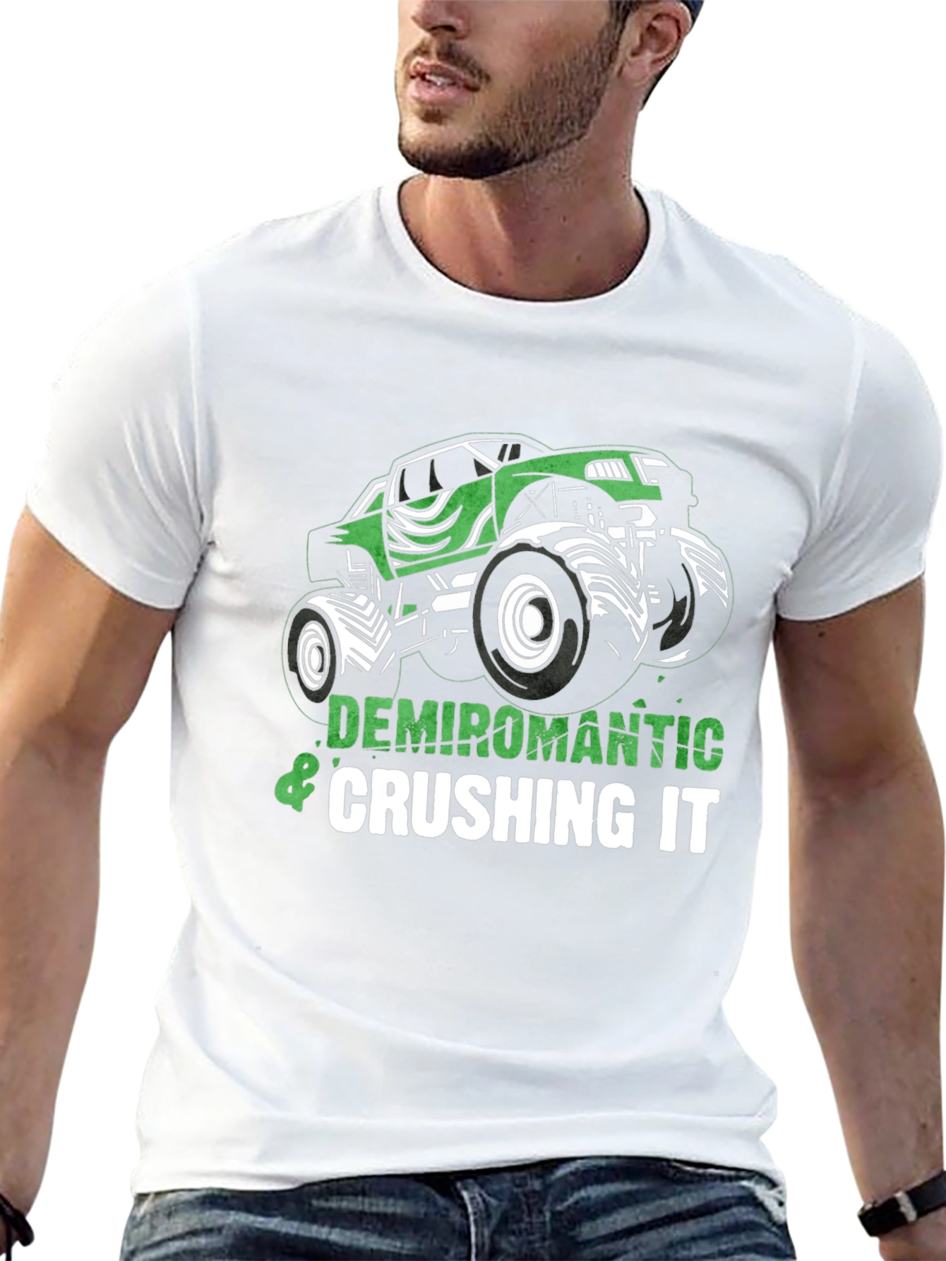 Demiromentic Crushing It Graphic Tee