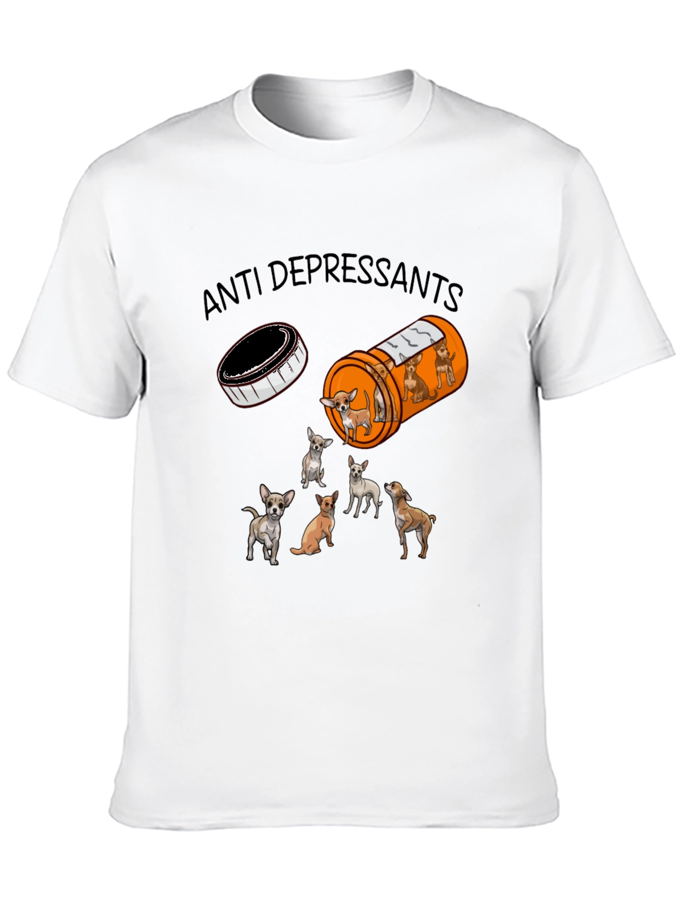 Anti Depressant Chihuahua T-Shirt