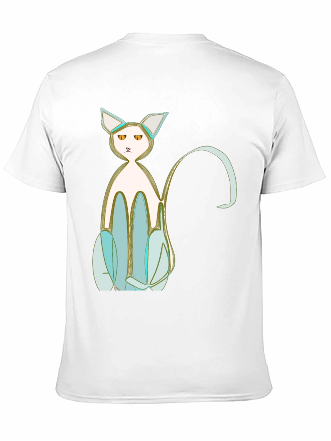 Unique Cat Graphic Tee - Stylish Black T-Shirt