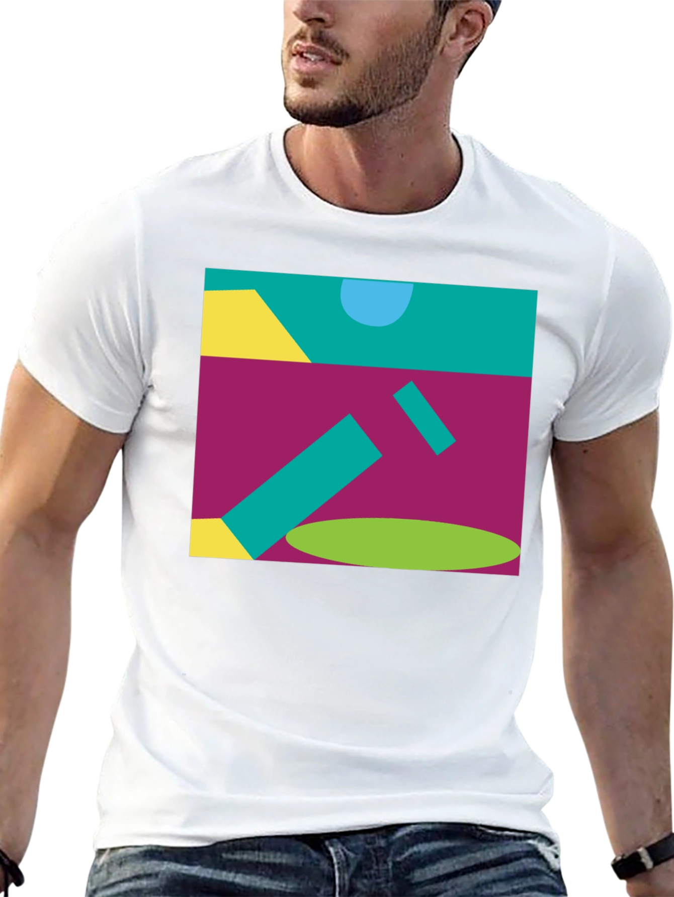 Abstract Geometric Pattern T-Shirt