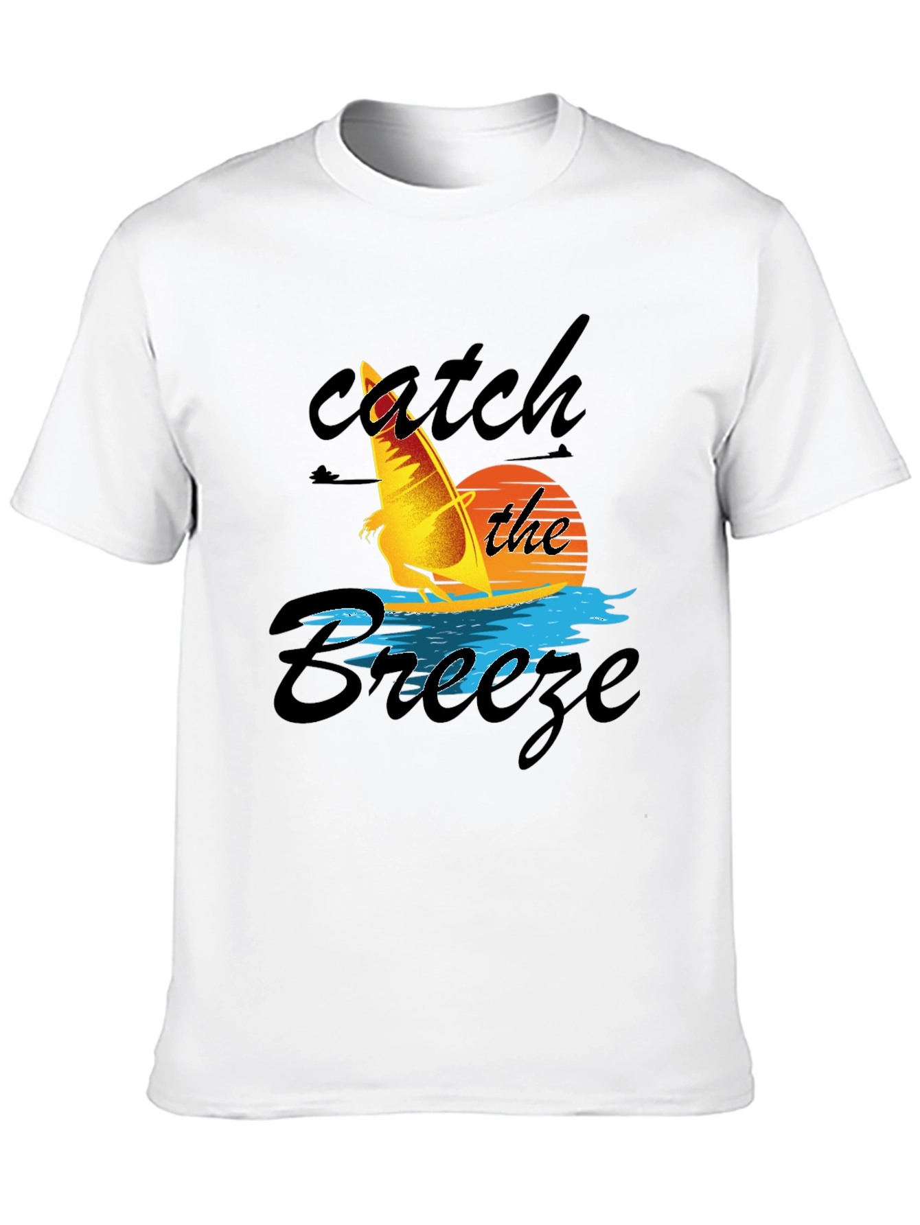 Catch the Breeze Graphic T-Shirt - Surf Inspired