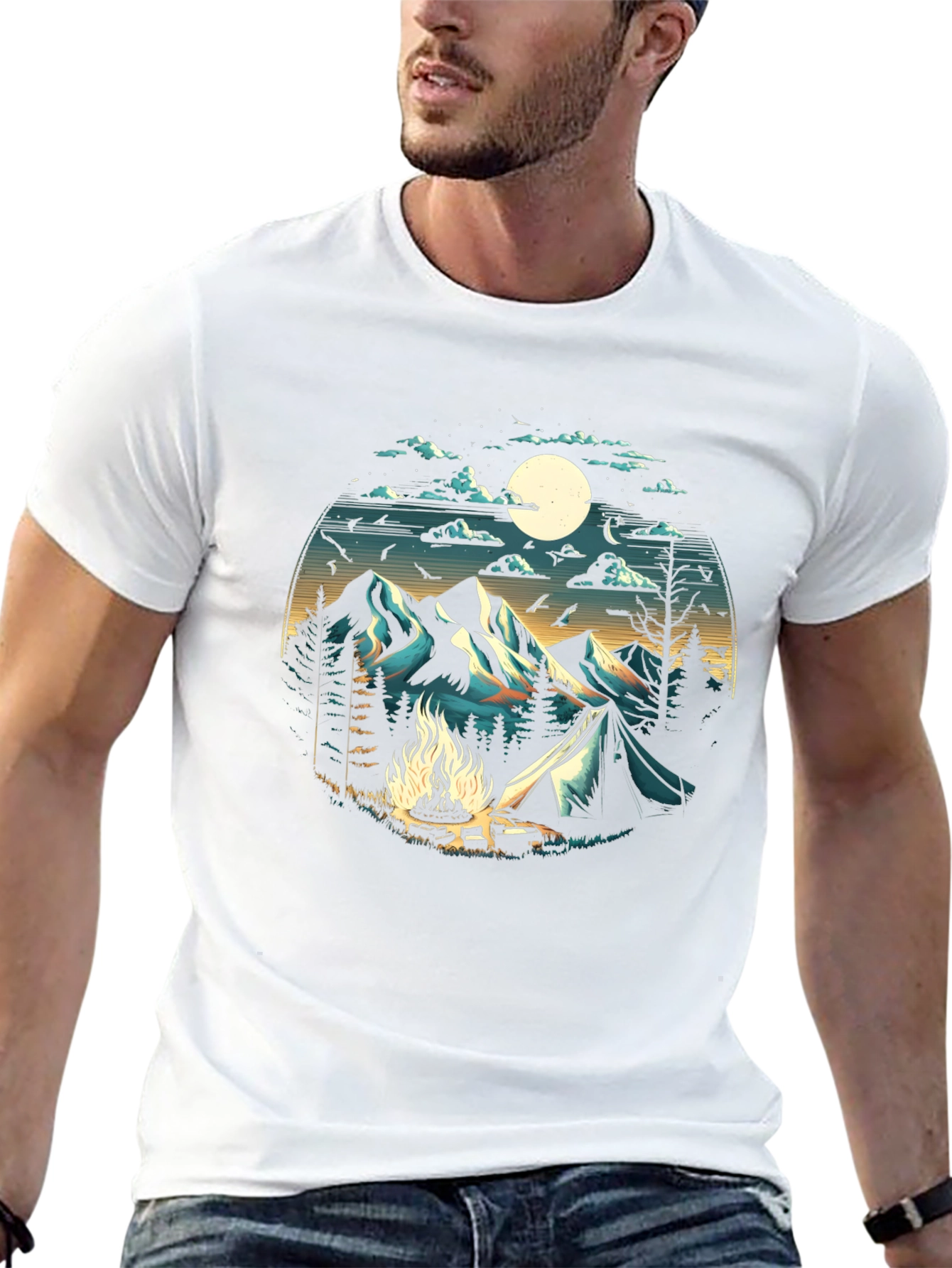 Camping Adventure Graphic Tee