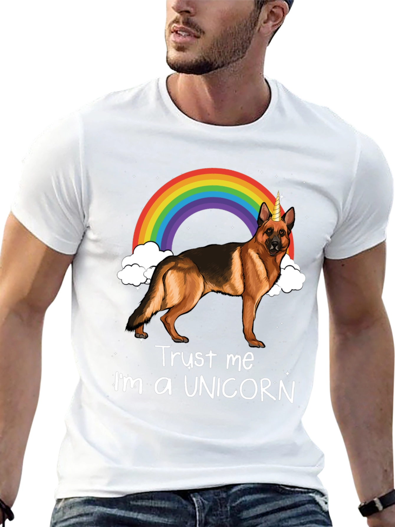 Unicorn Dog Graphic Tee