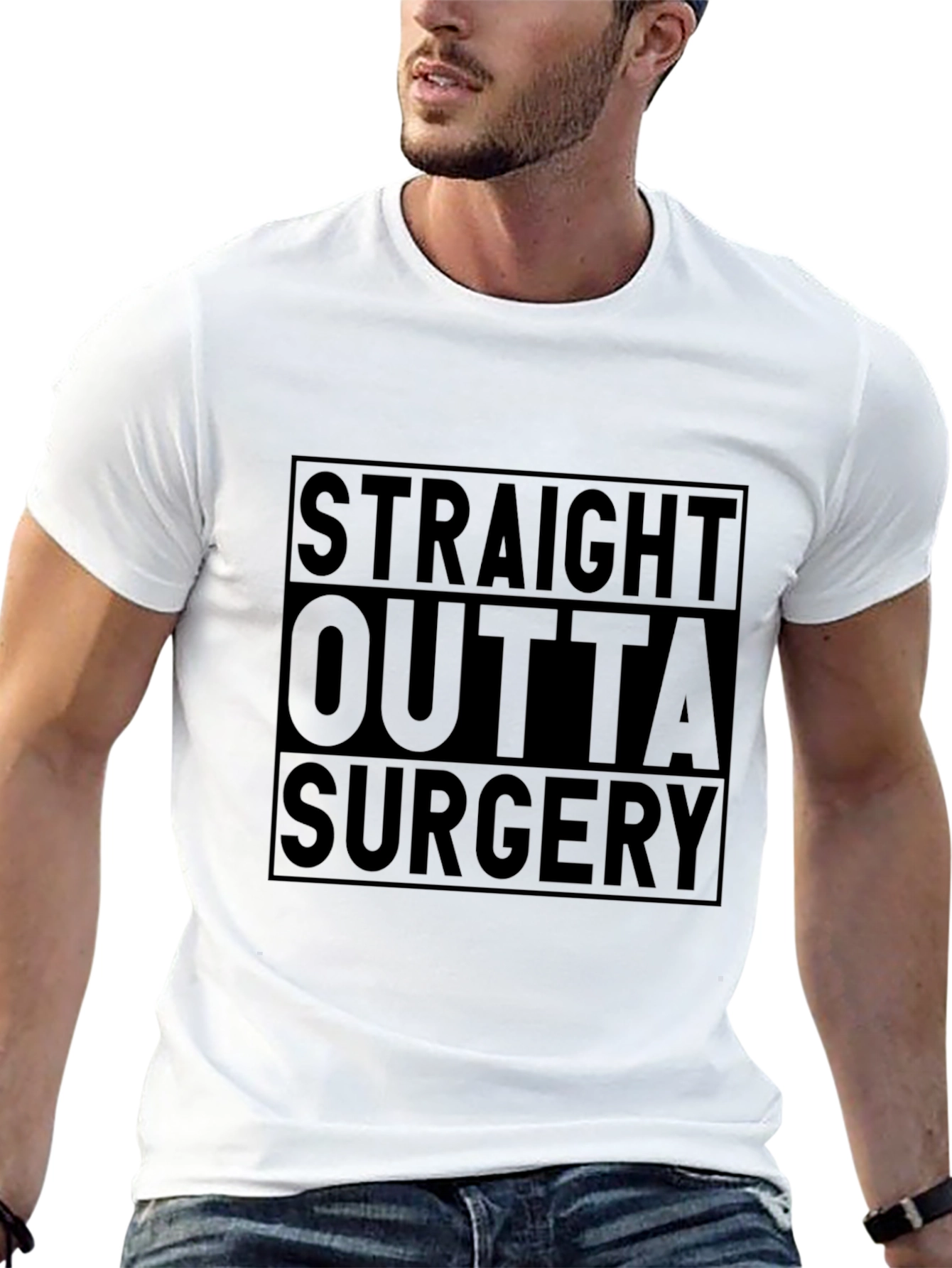 Straight Outta Surgery Funny T-Shirt