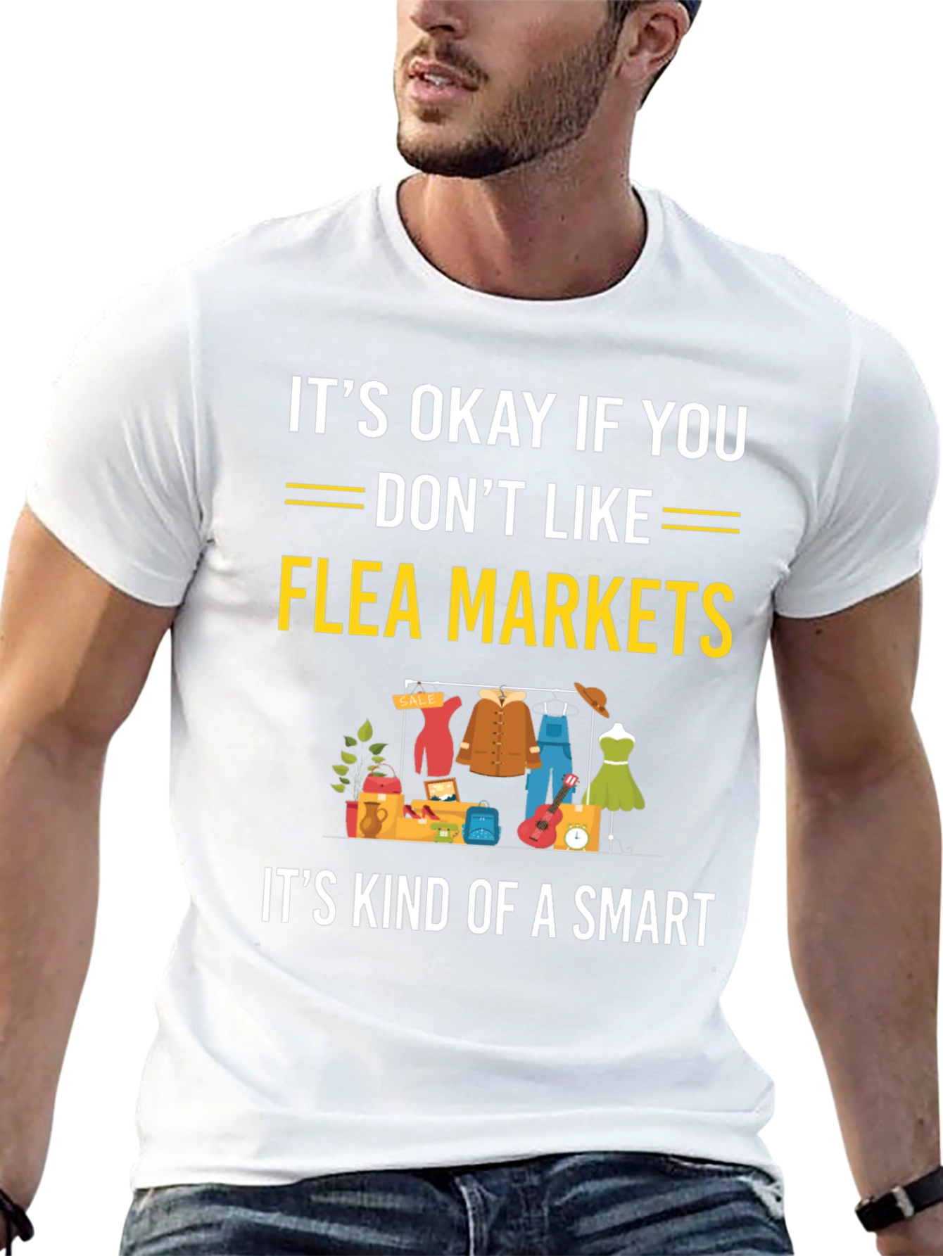 Flea Market Humor Graphic Tee