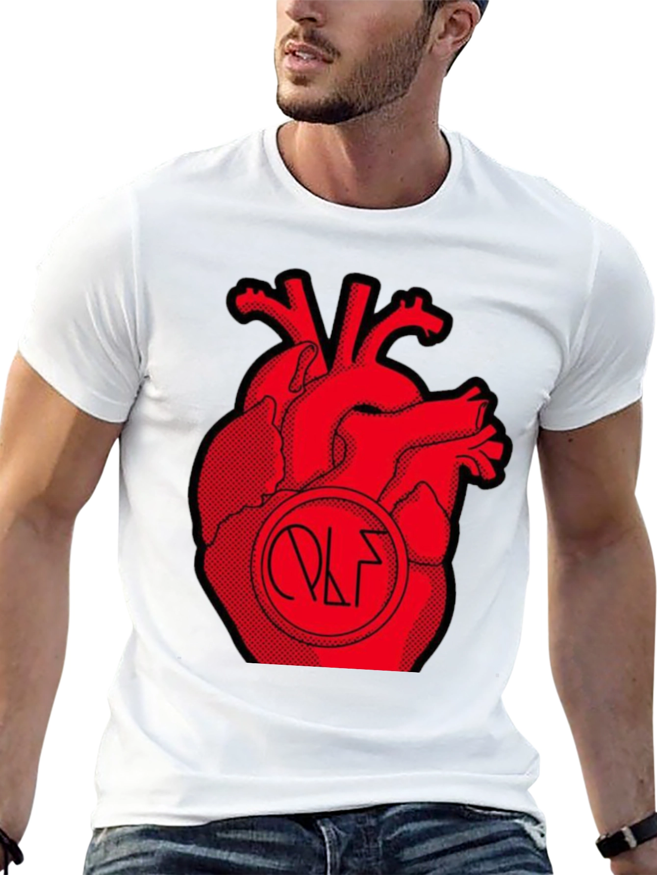 Anatomical Heart Graphic Tee - Unique Artistic Design