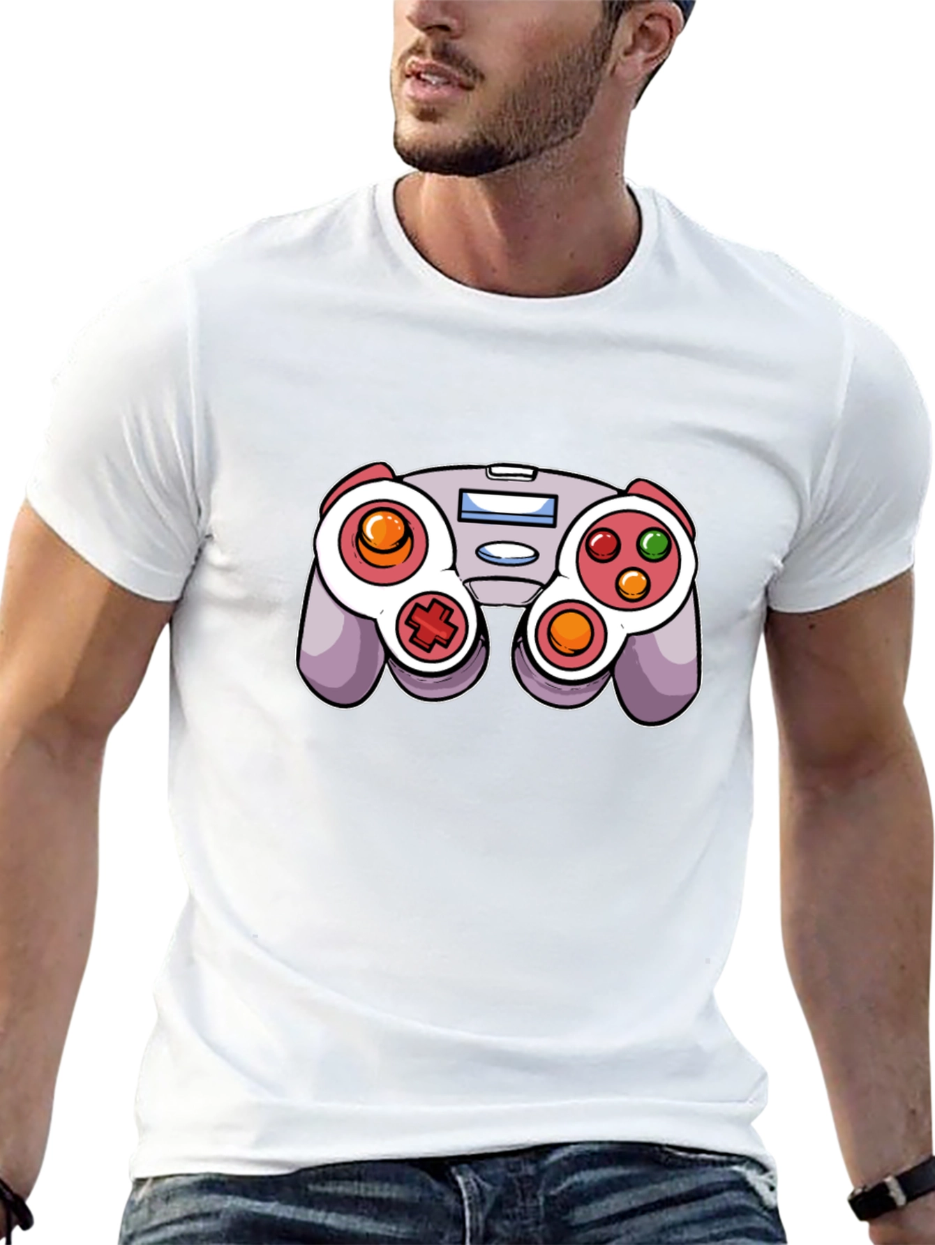 Gamer T-Shirt: Retro Console Controller Design