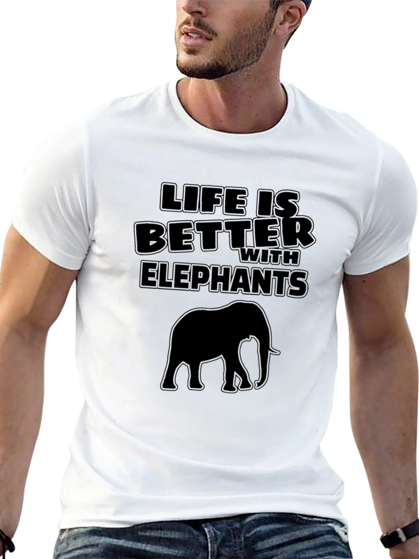 Life is Better with Elephants T-Shirt