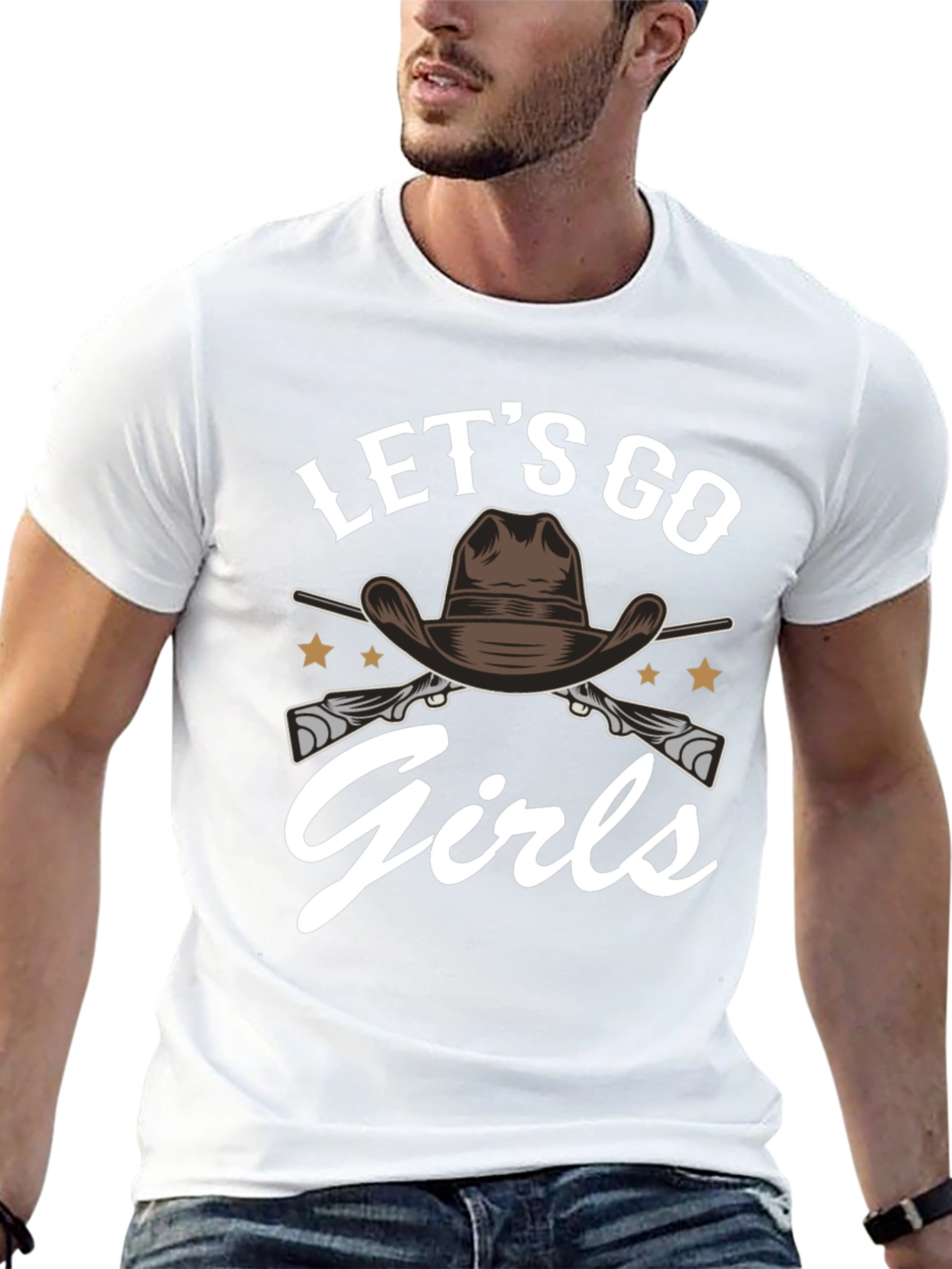 Lets Go Girls T-Shirt: Country Western Style
