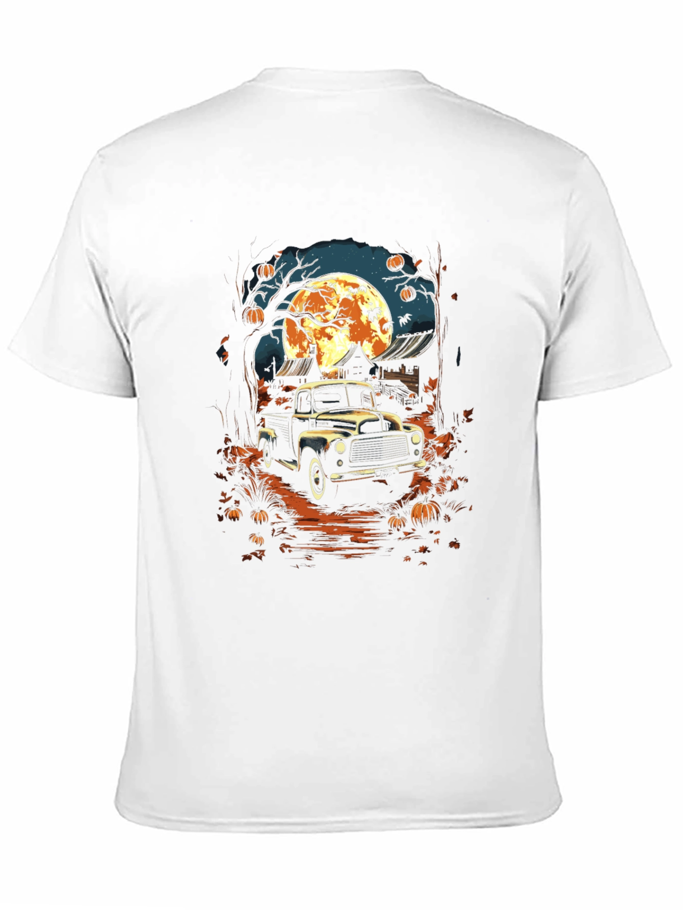 Halloween Truck Graphic Tee - Black