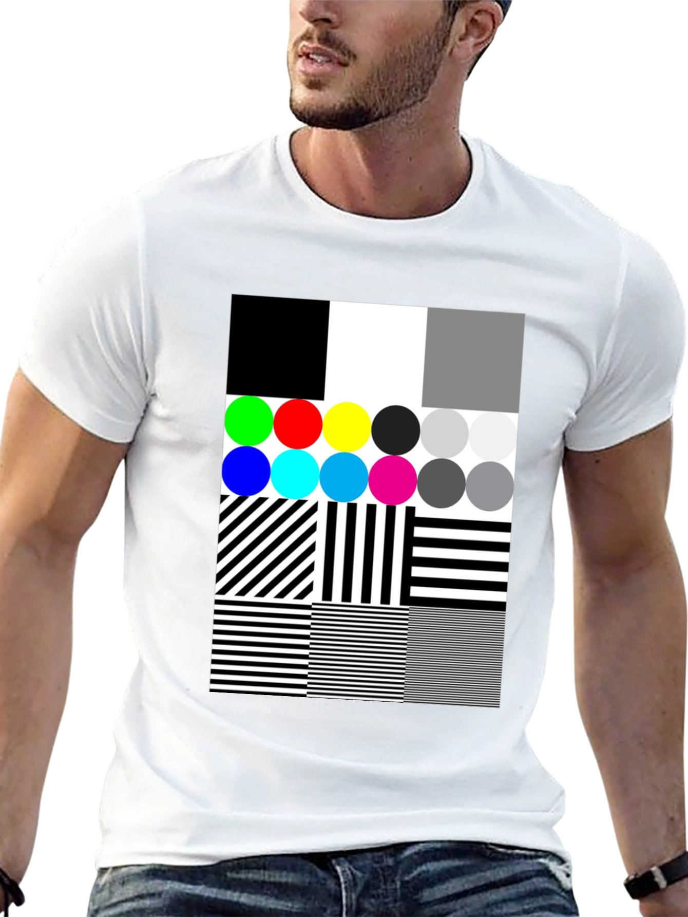 Abstract Pattern Graphic Print T-Shirt