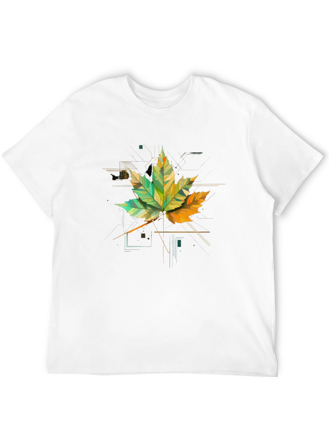 Maple Leaf Graphic T-Shirt - Modern Fall Style