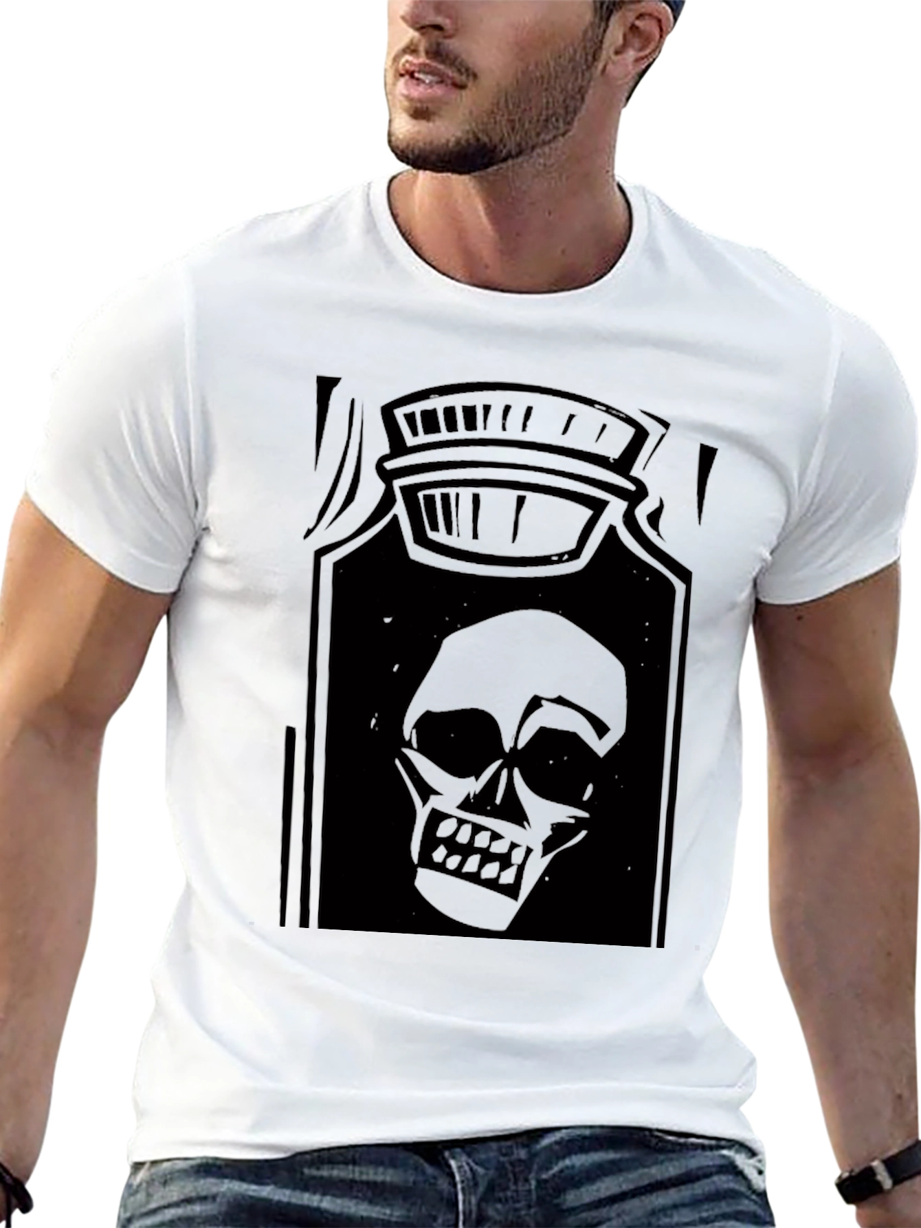 Skull Potion Black T-Shirt