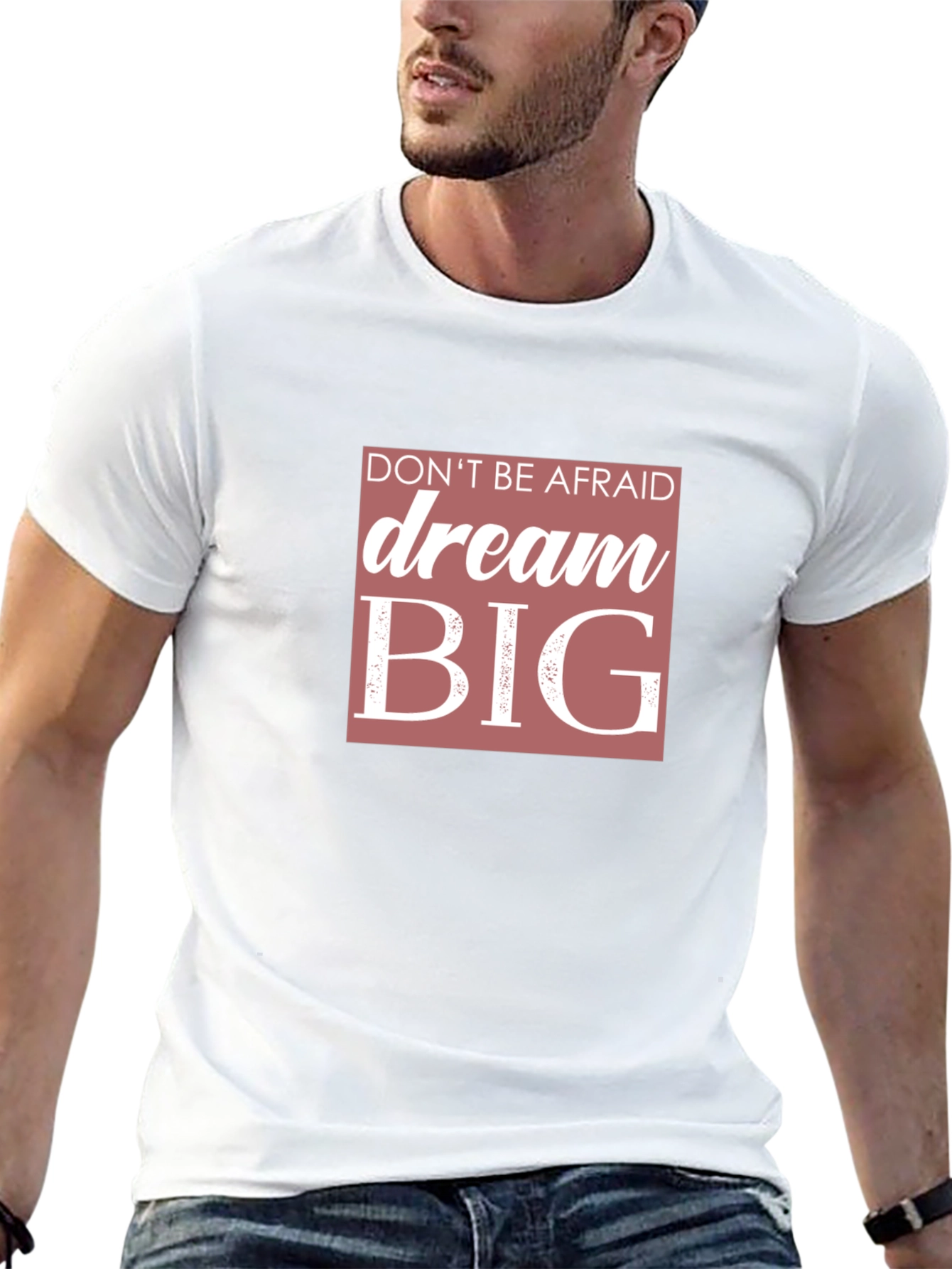 Dream Big Graphic Tee - Inspirational Design