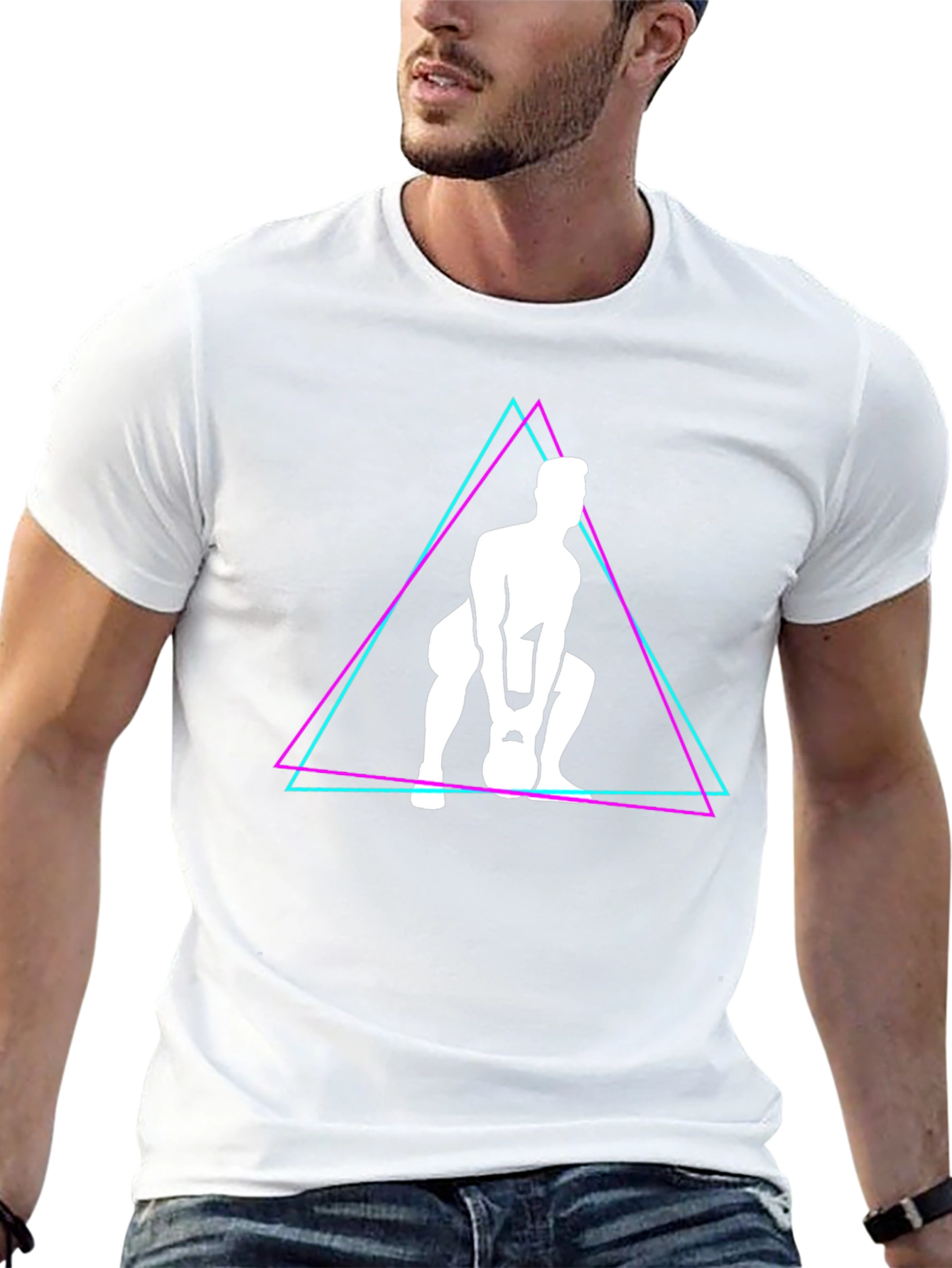 Retro Kettlebell Workout T-Shirt