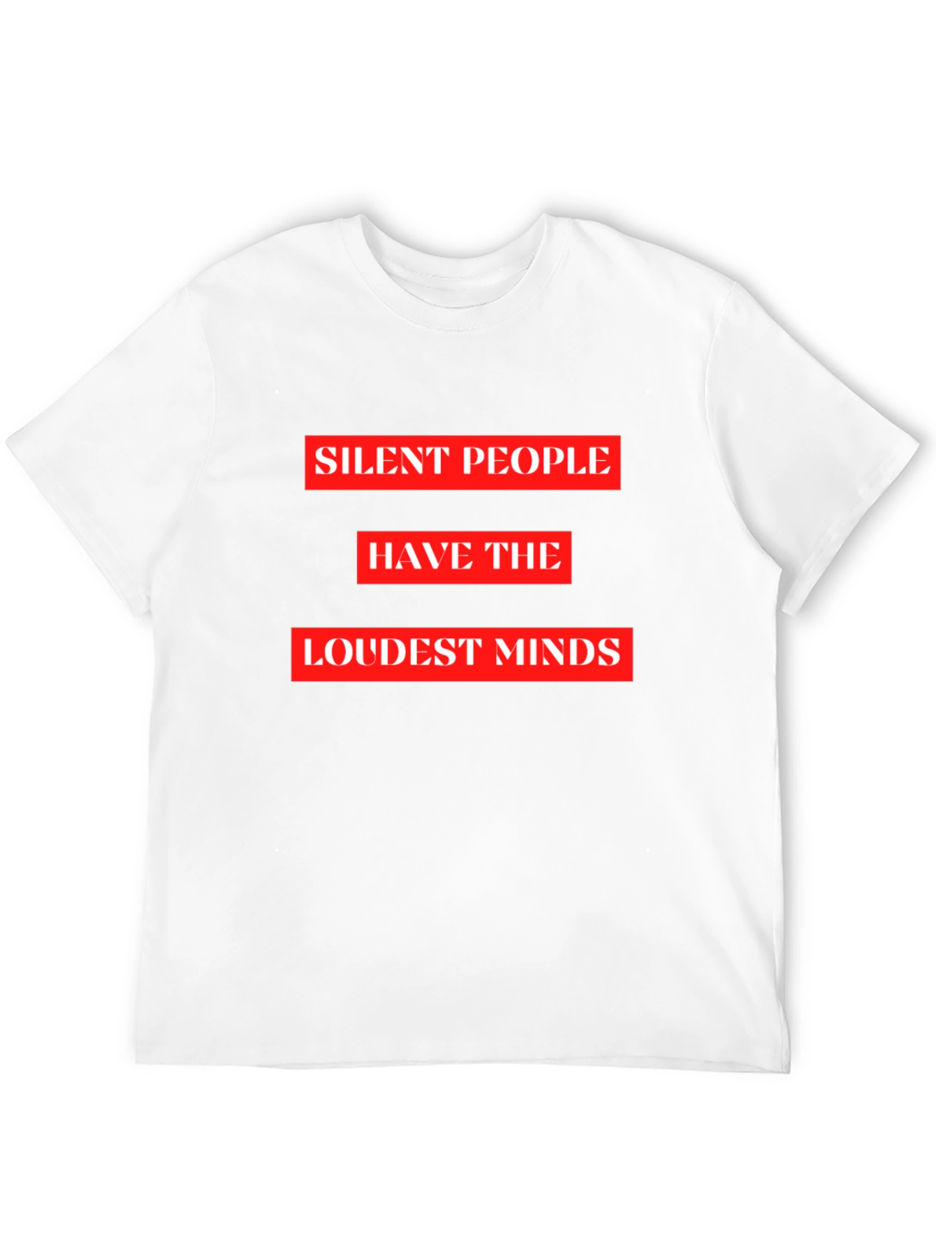 Silent People Loudest Minds Graphic Tee