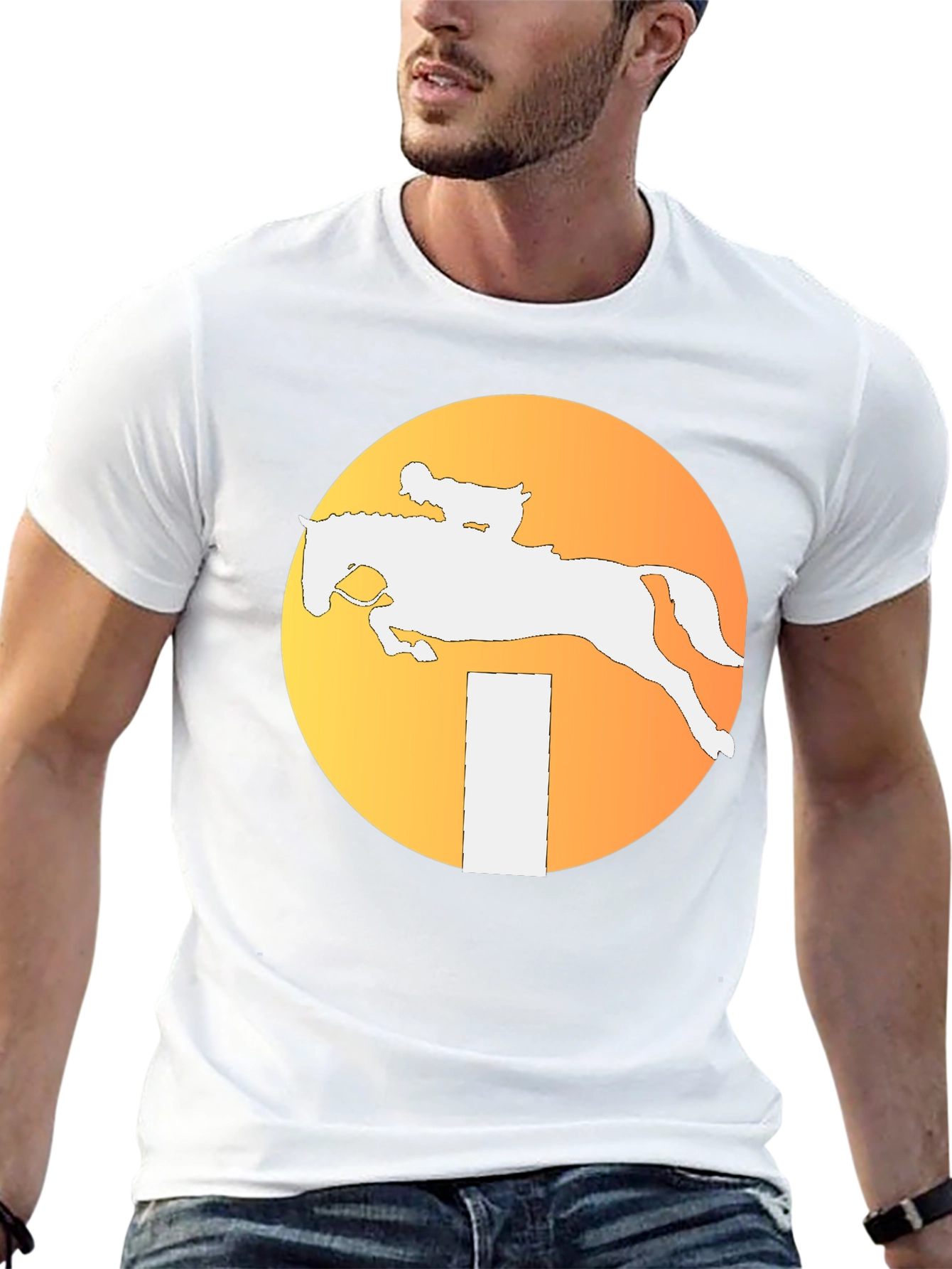 Equestrian Silhouette Graphic Tee