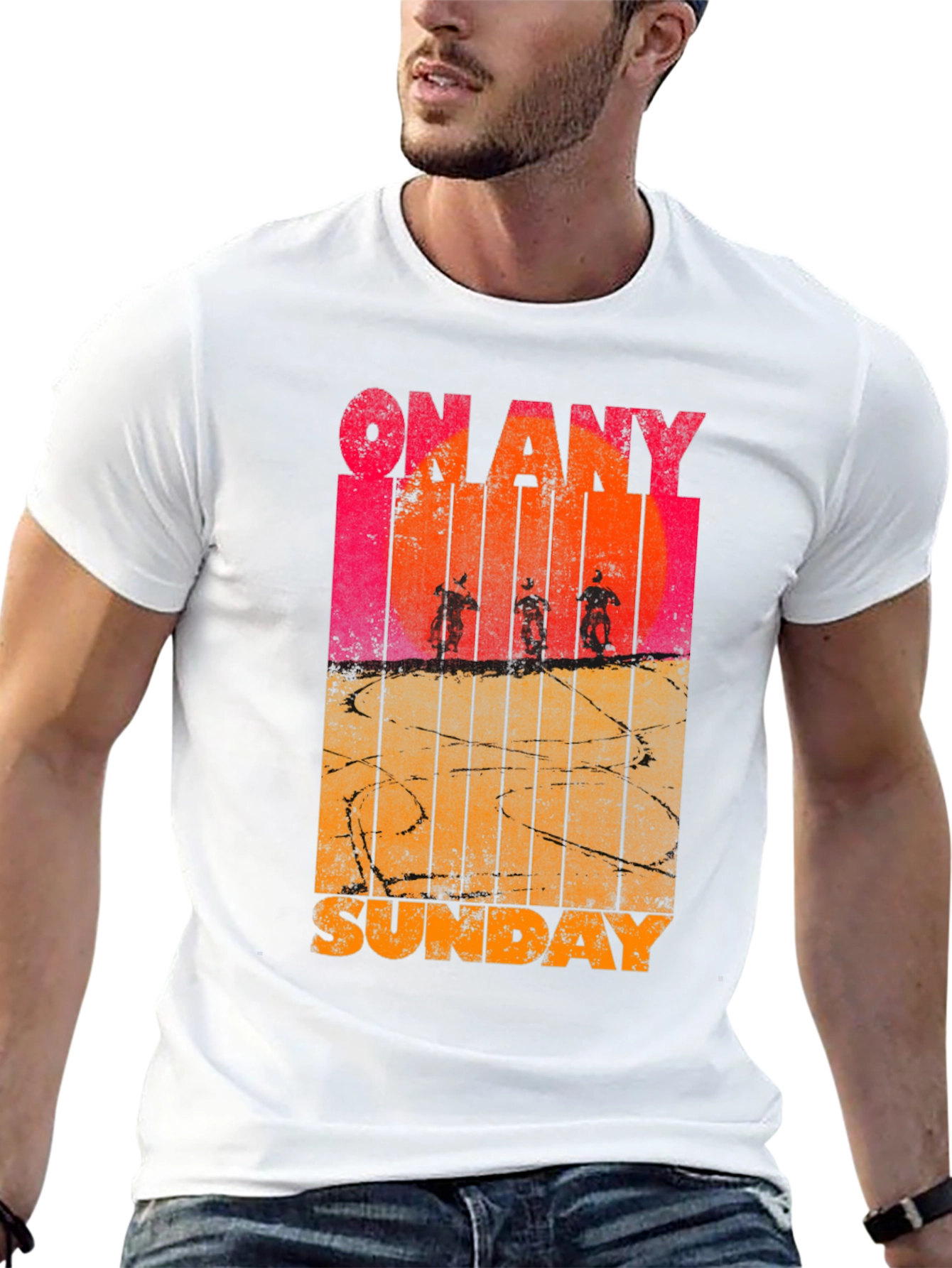 On Any Sunday Graphic T-Shirt - Classic Moto Style
