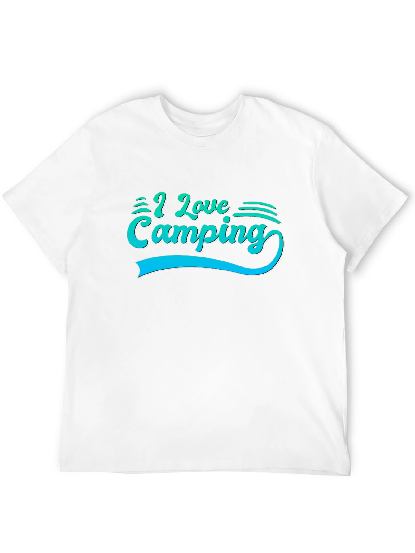 I Love Camping Black T-Shirt