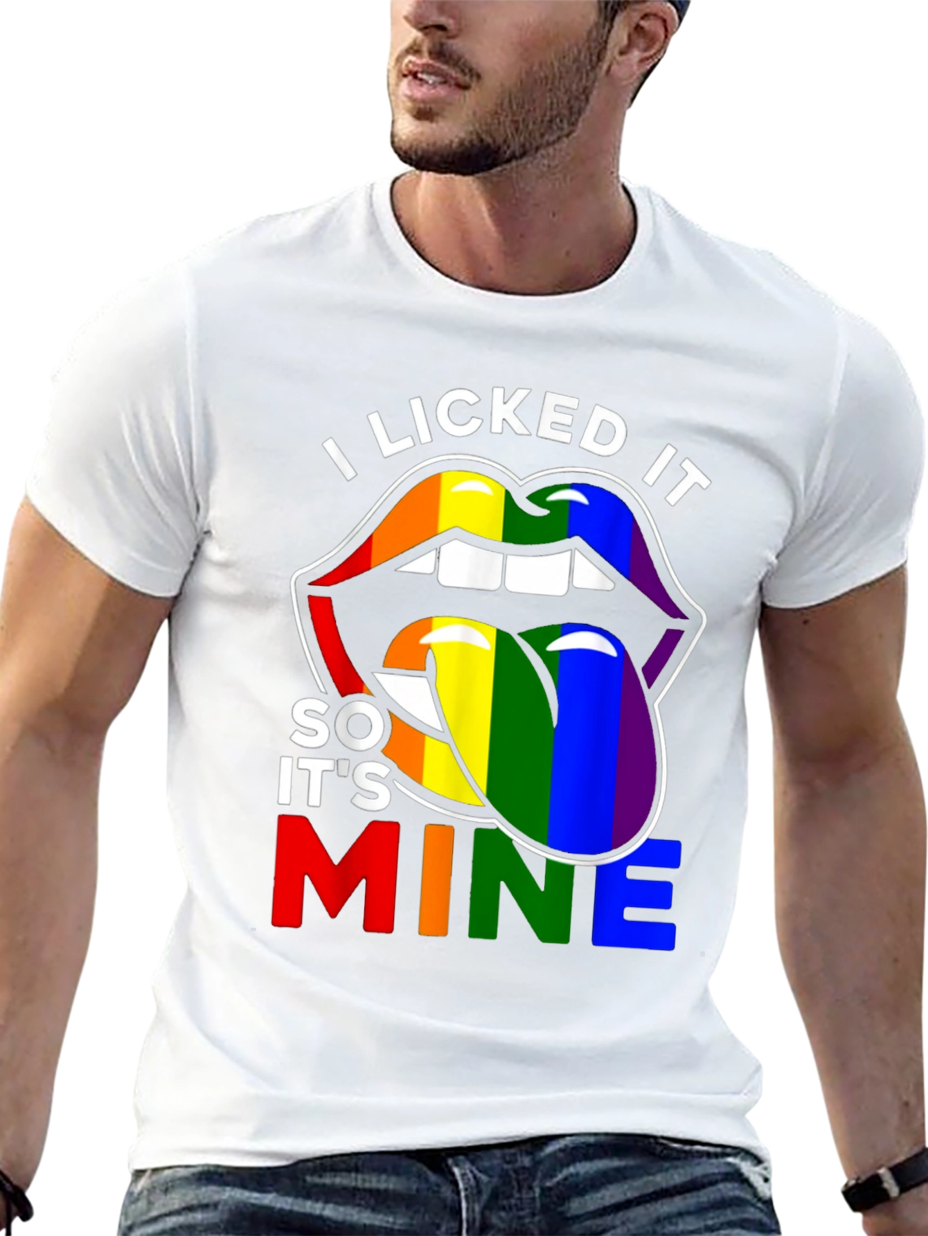 I Licked It So Its Mine LGBTQ+ Pride T-Shirt