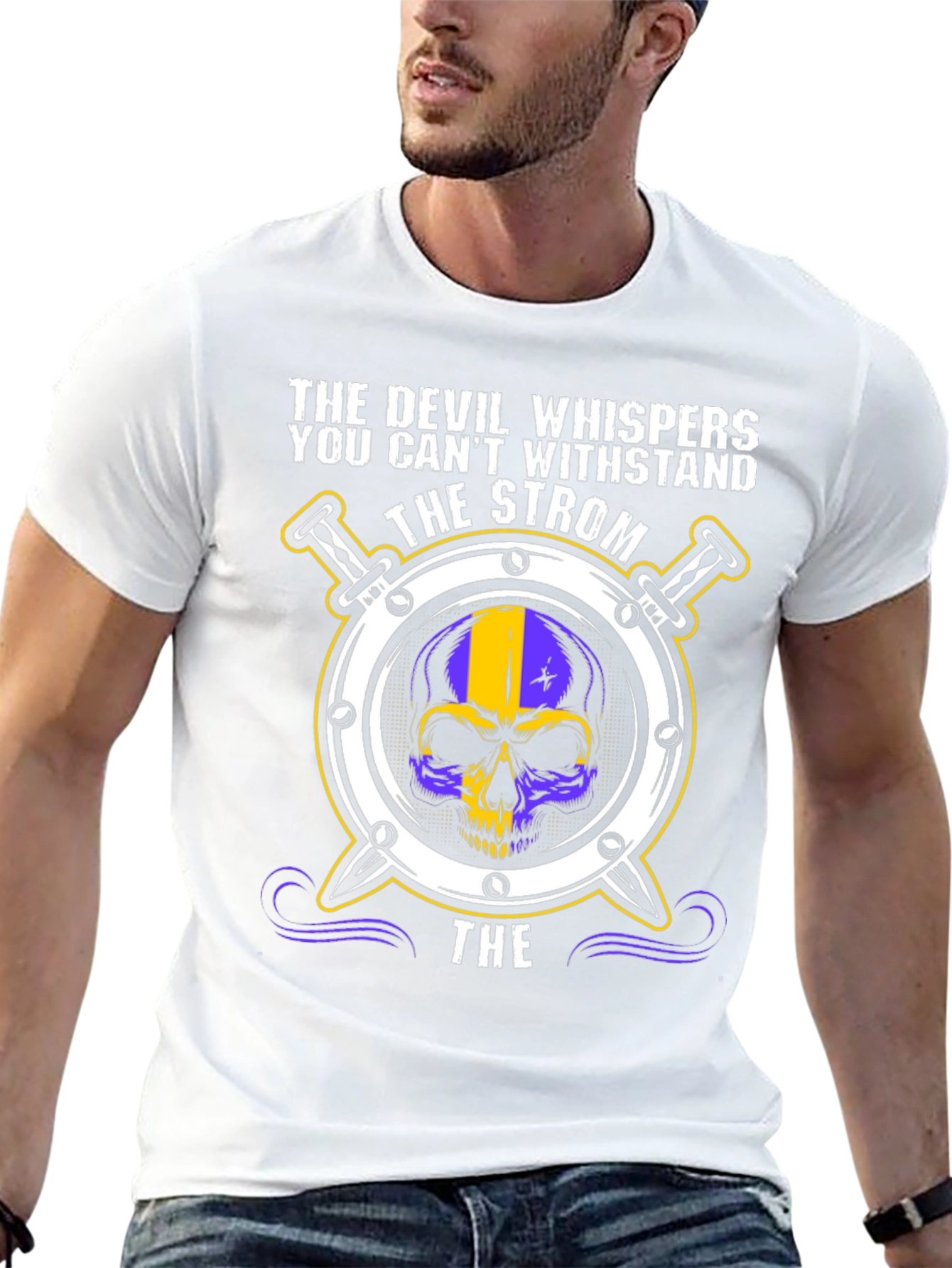 The Strom Viking Skull T-Shirt