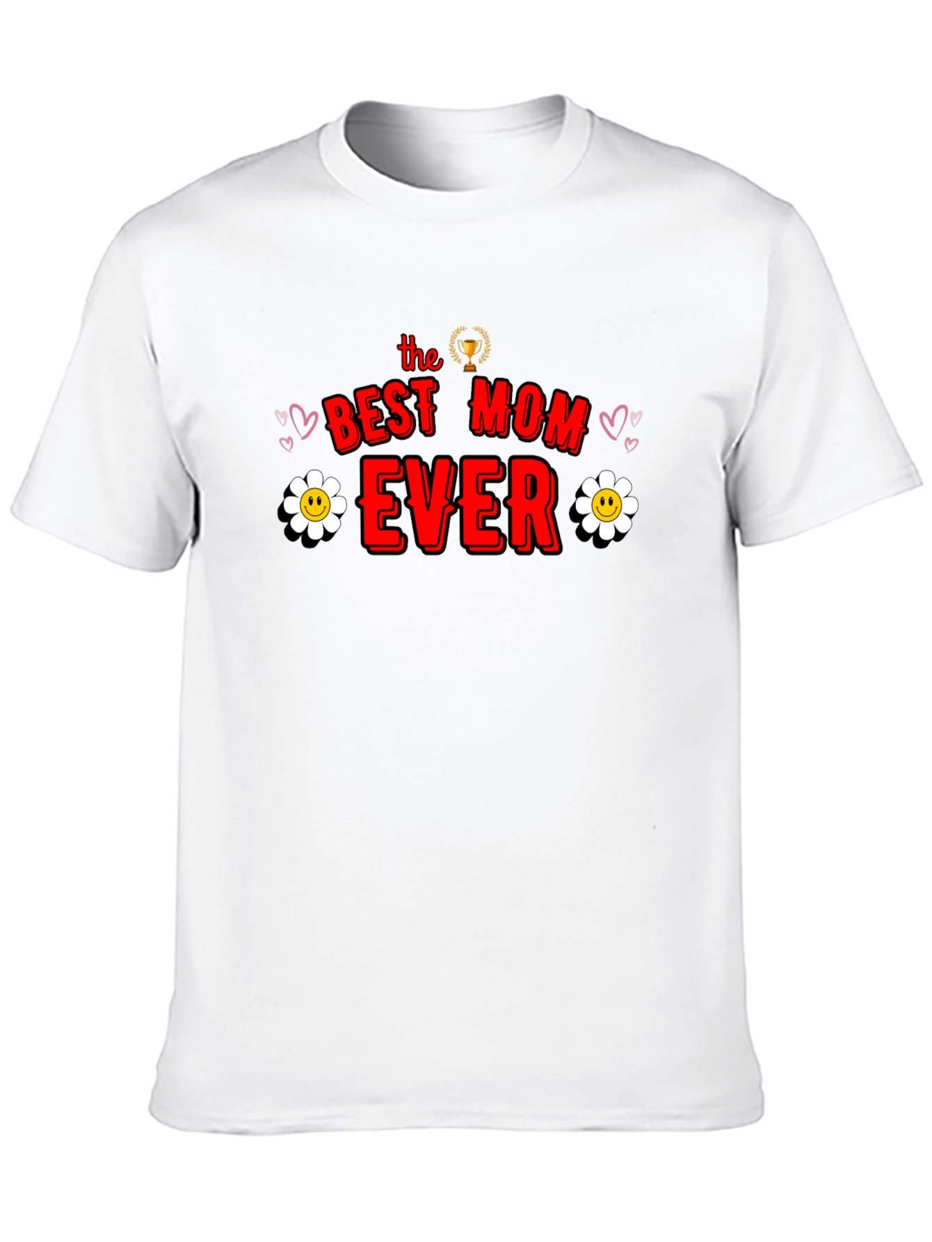 Best Mom Ever Graphic T-Shirt - Black