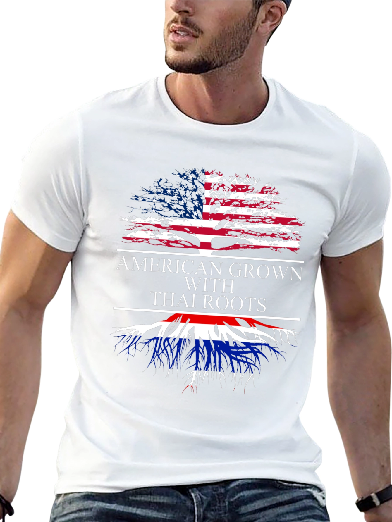 American Grown with Thai Roots T-Shirt
