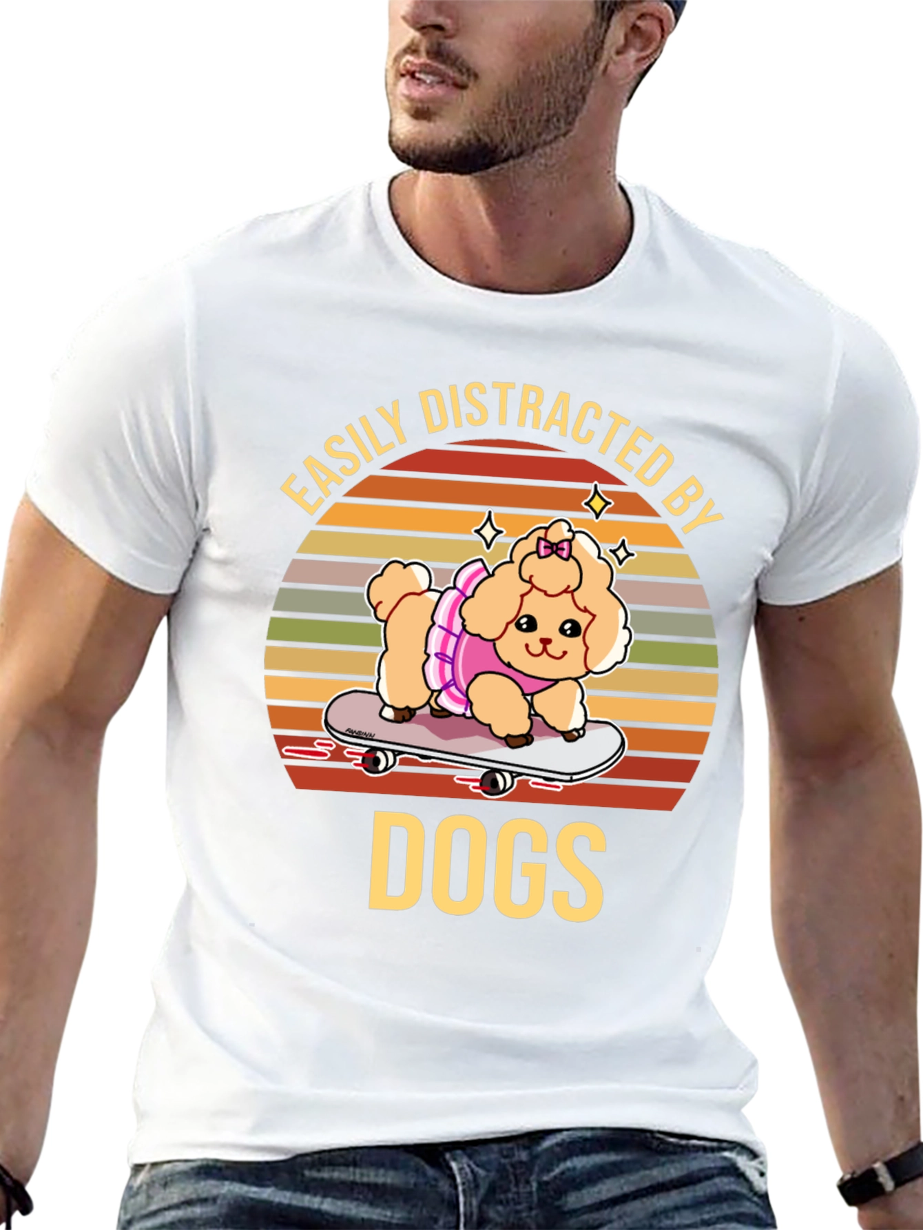 Easily Distracted by Dogs T-Shirt